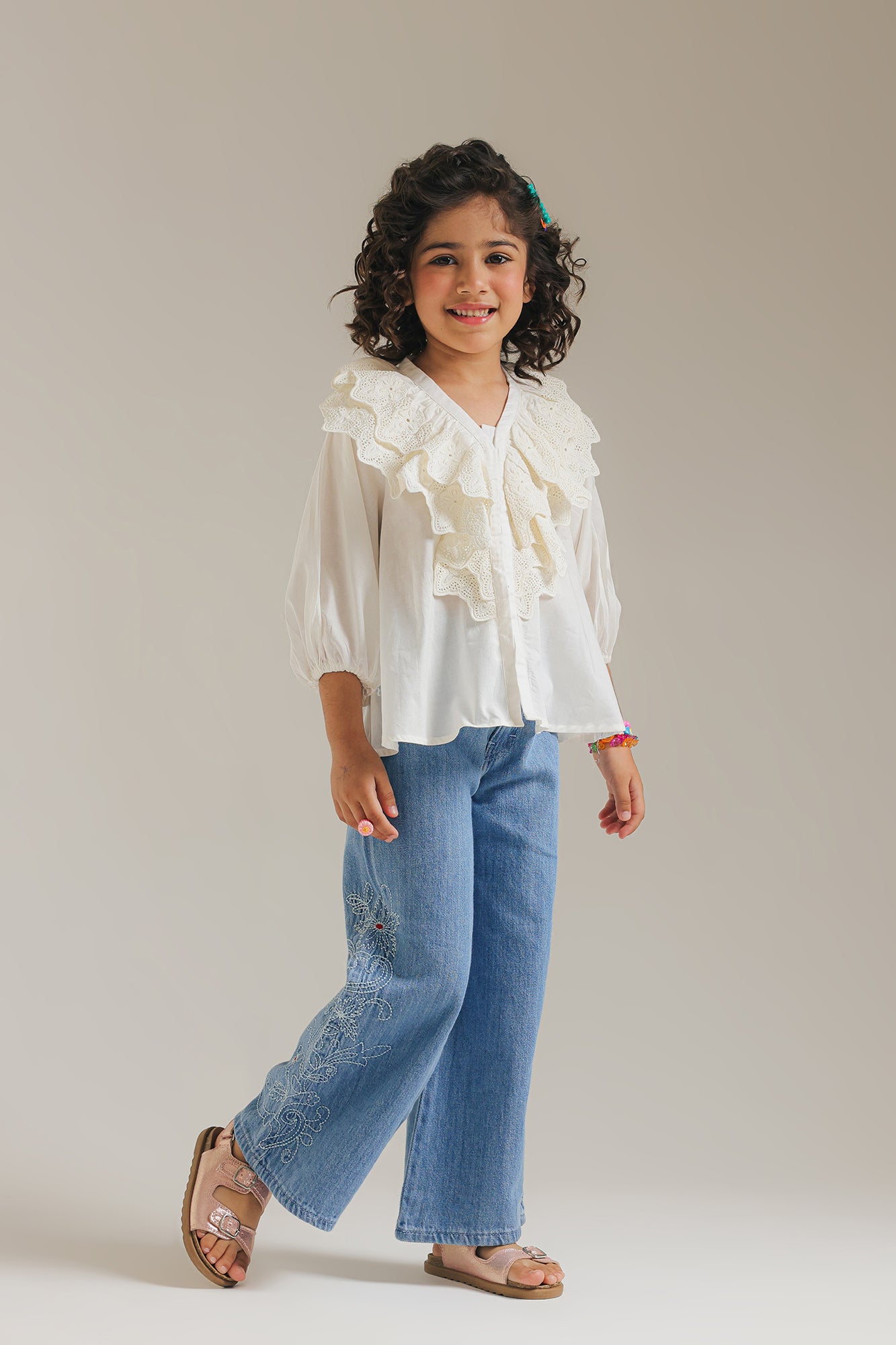 EMBROIDERED TOP (E1498/401/001)
