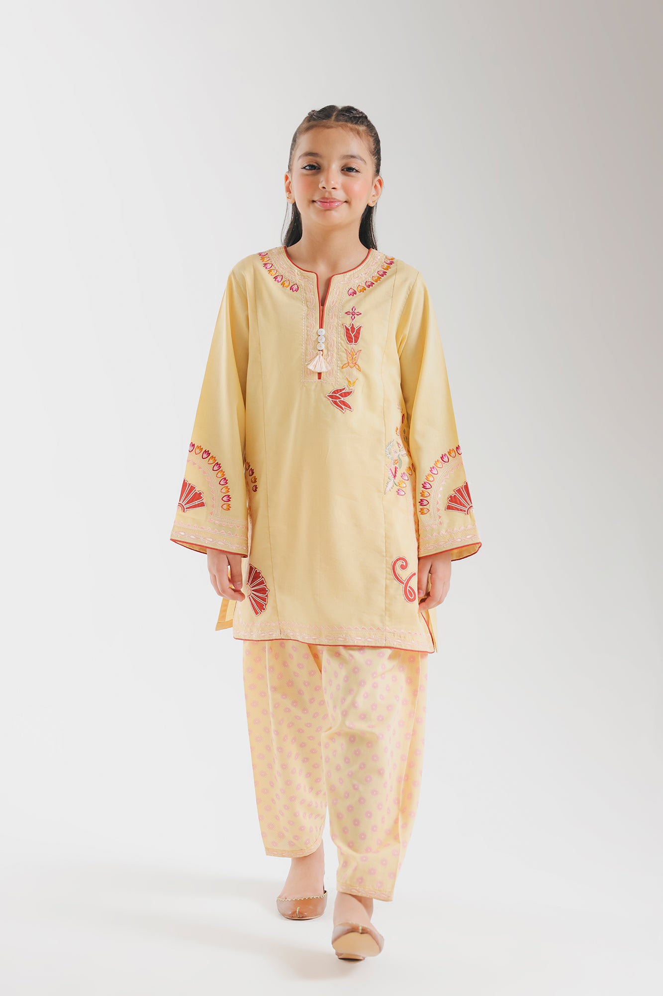 EMBROIDERED SUIT (E1503/402/225 E1503/302/225)