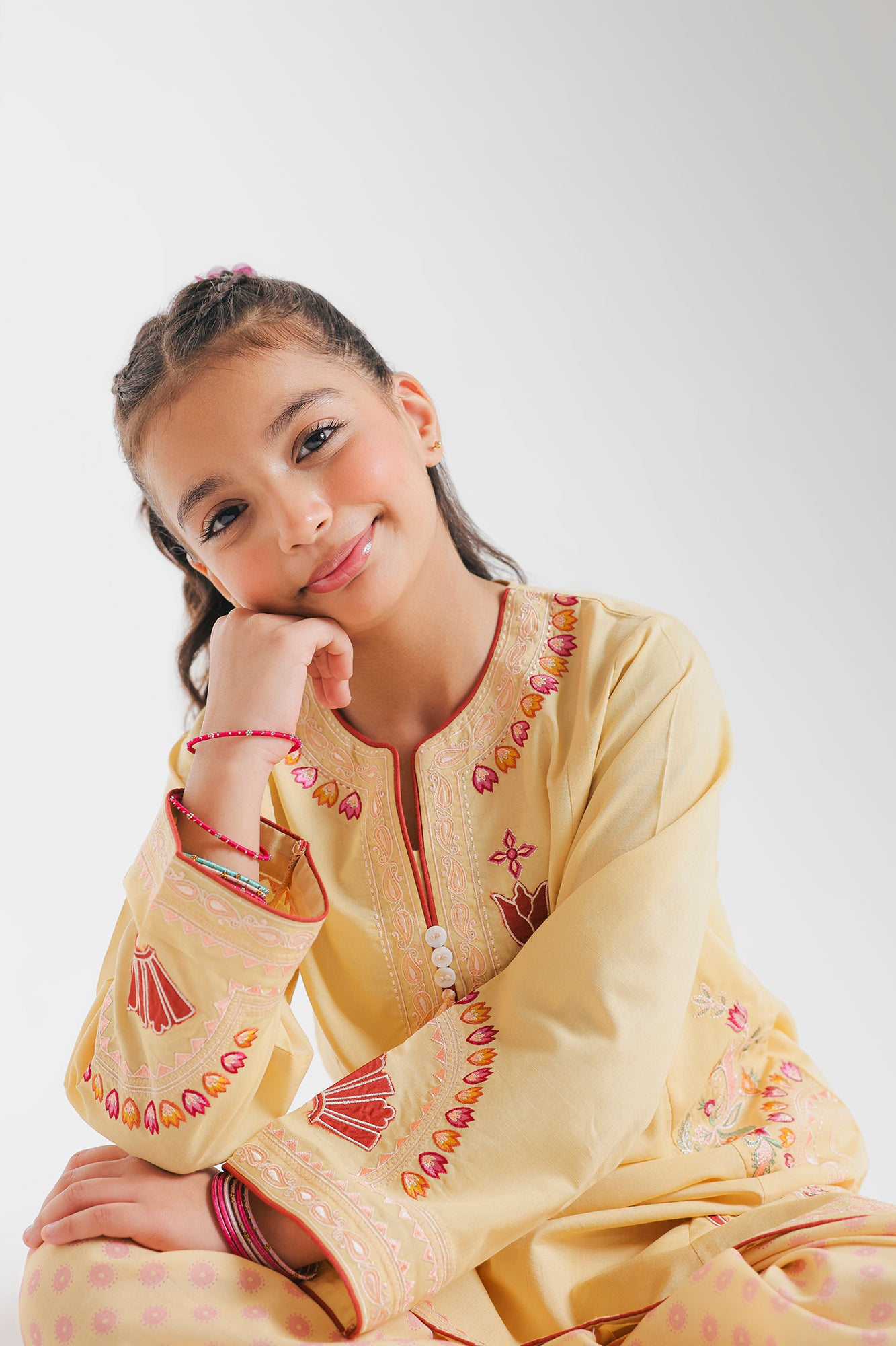 EMBROIDERED SUIT (E1503/402/225 E1503/302/225)