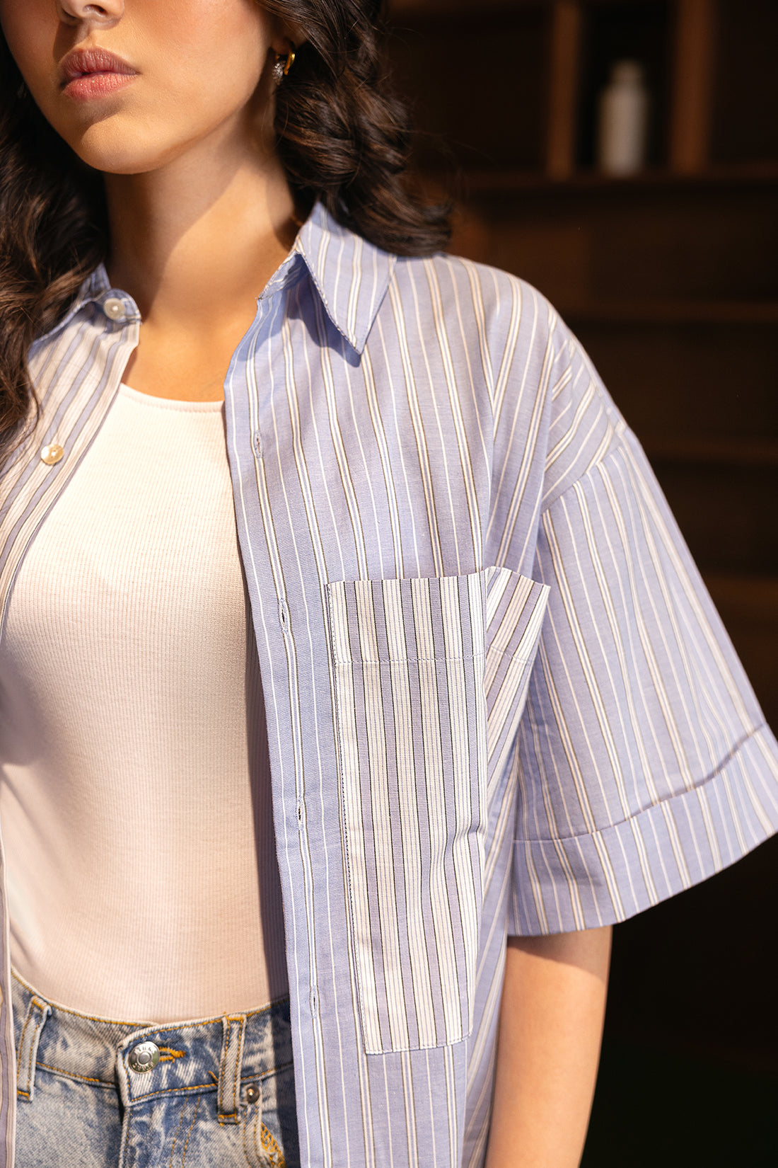 STRIPED SHIRT (E1525/108/630)