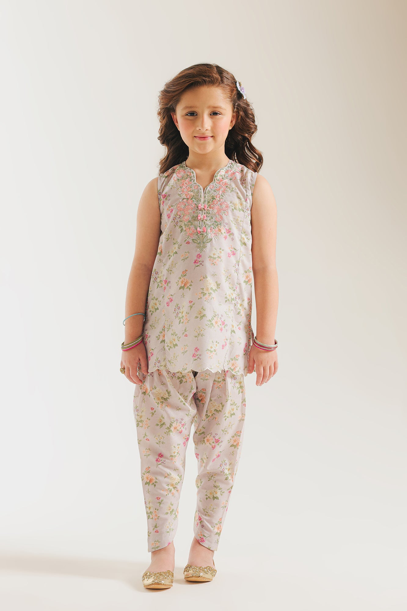 EMBROIDERED SUIT (E1543/402/330 E1543/302/330)