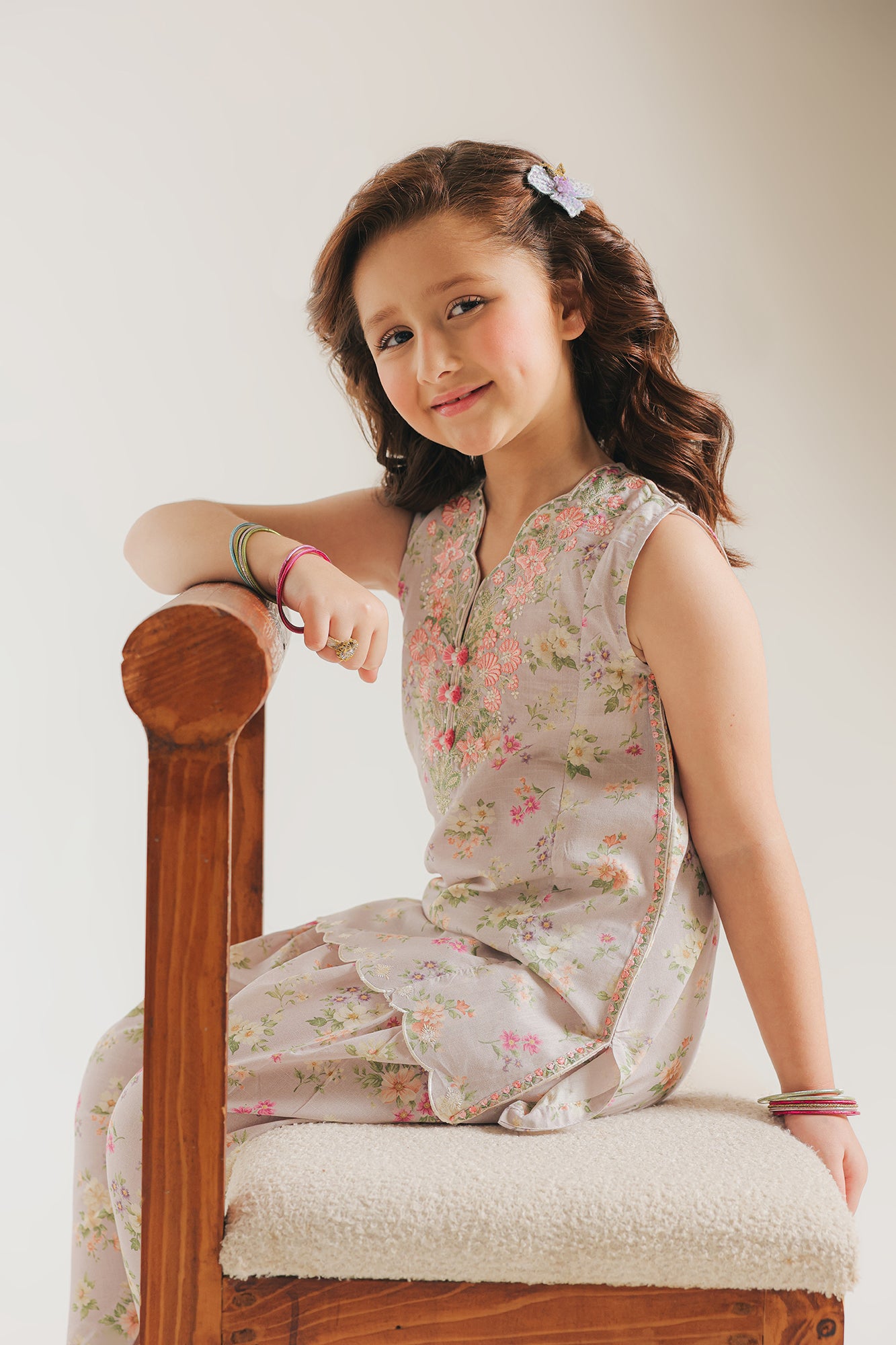 EMBROIDERED SUIT (E1543/402/330 E1543/302/330)