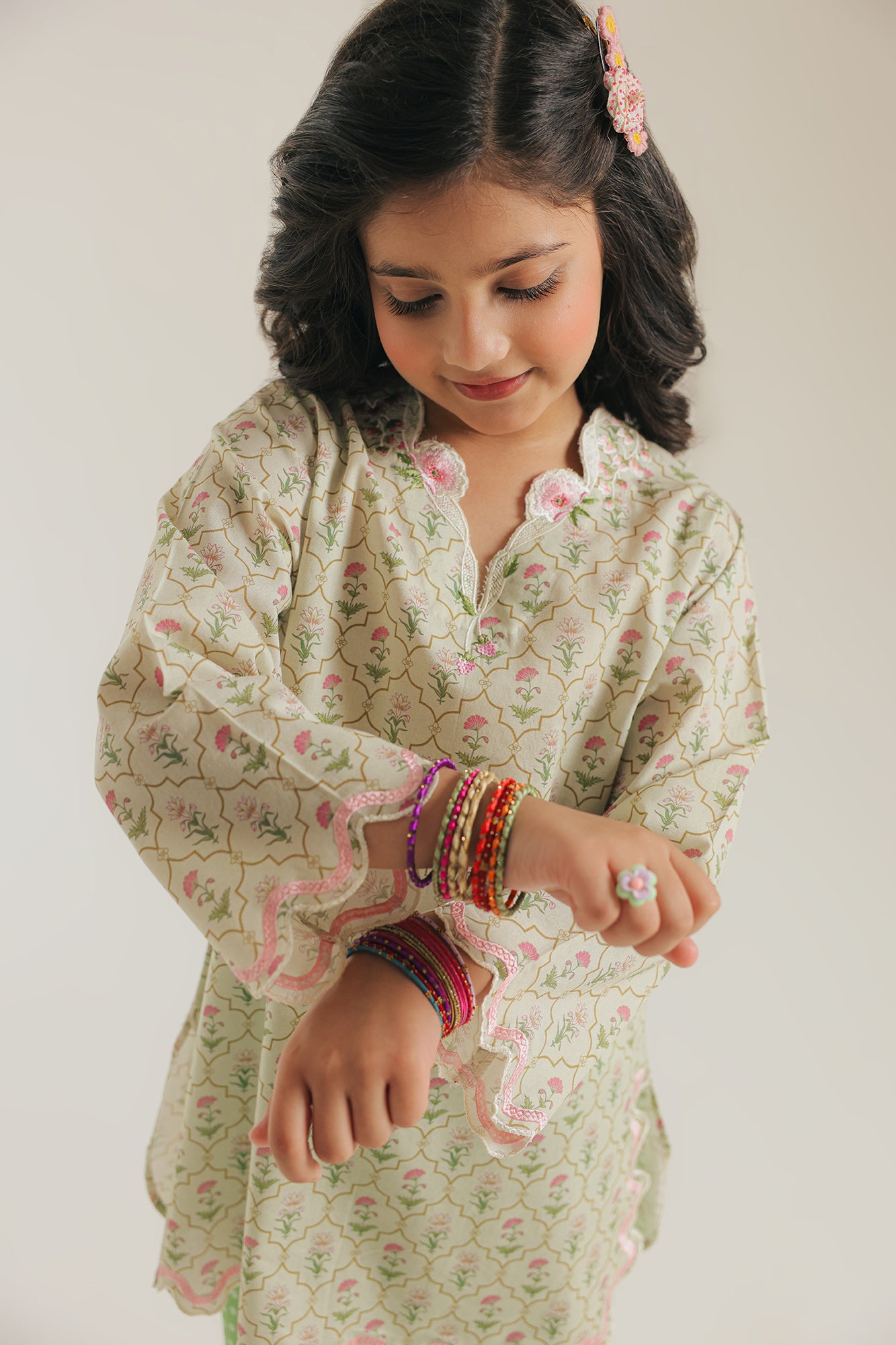 EMBROIDERED SUIT (E1603/402/006 E1603/302/006)