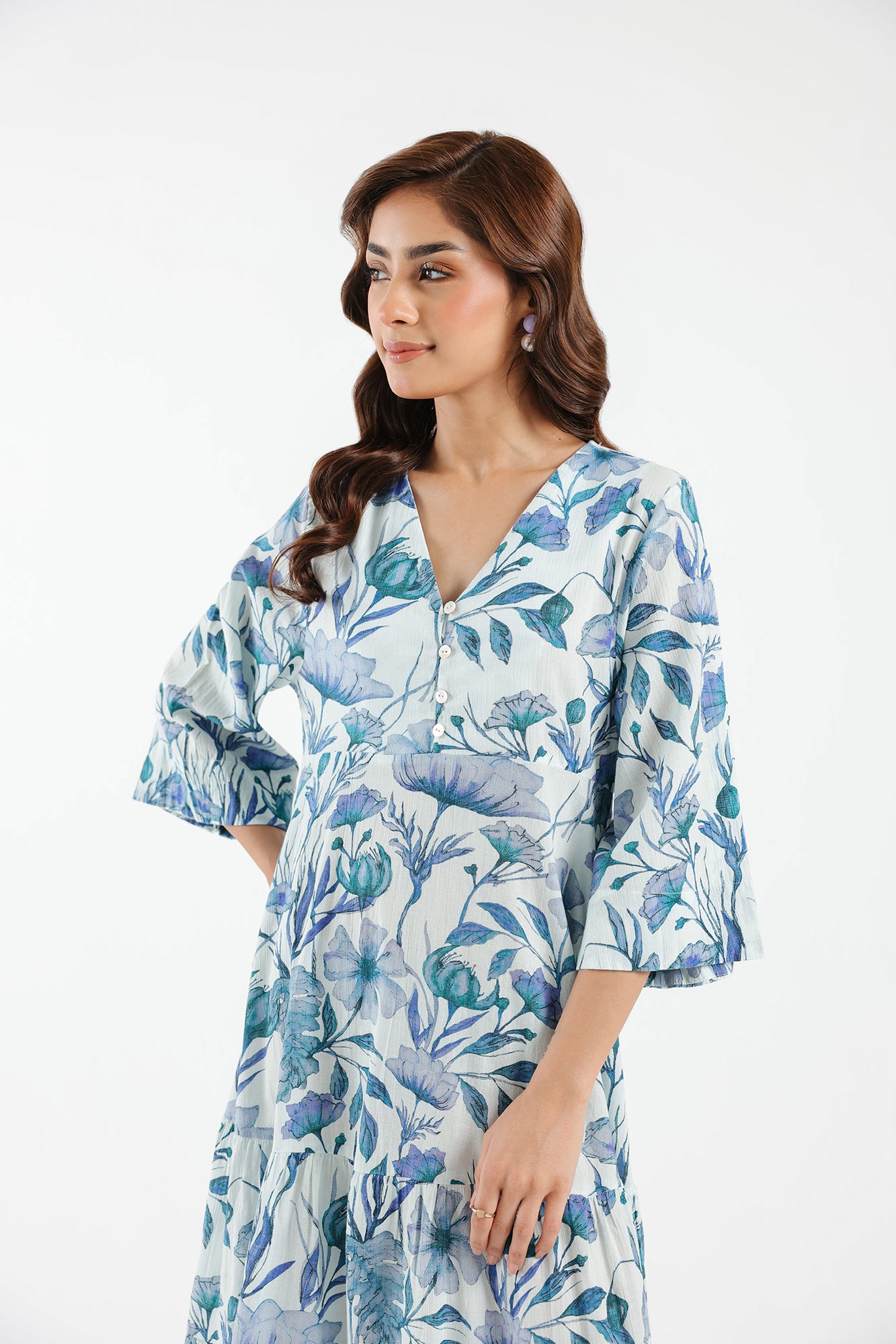 PRINTED DRESS (E1617/108/721)