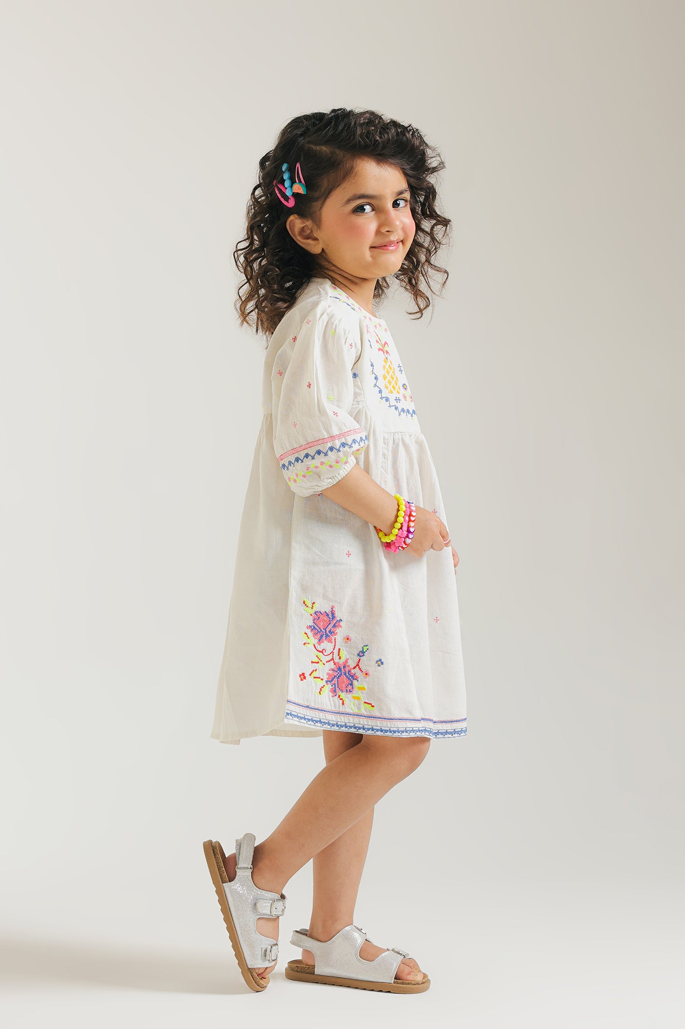 EMBROIDERED DRESS (E1759/301/001)