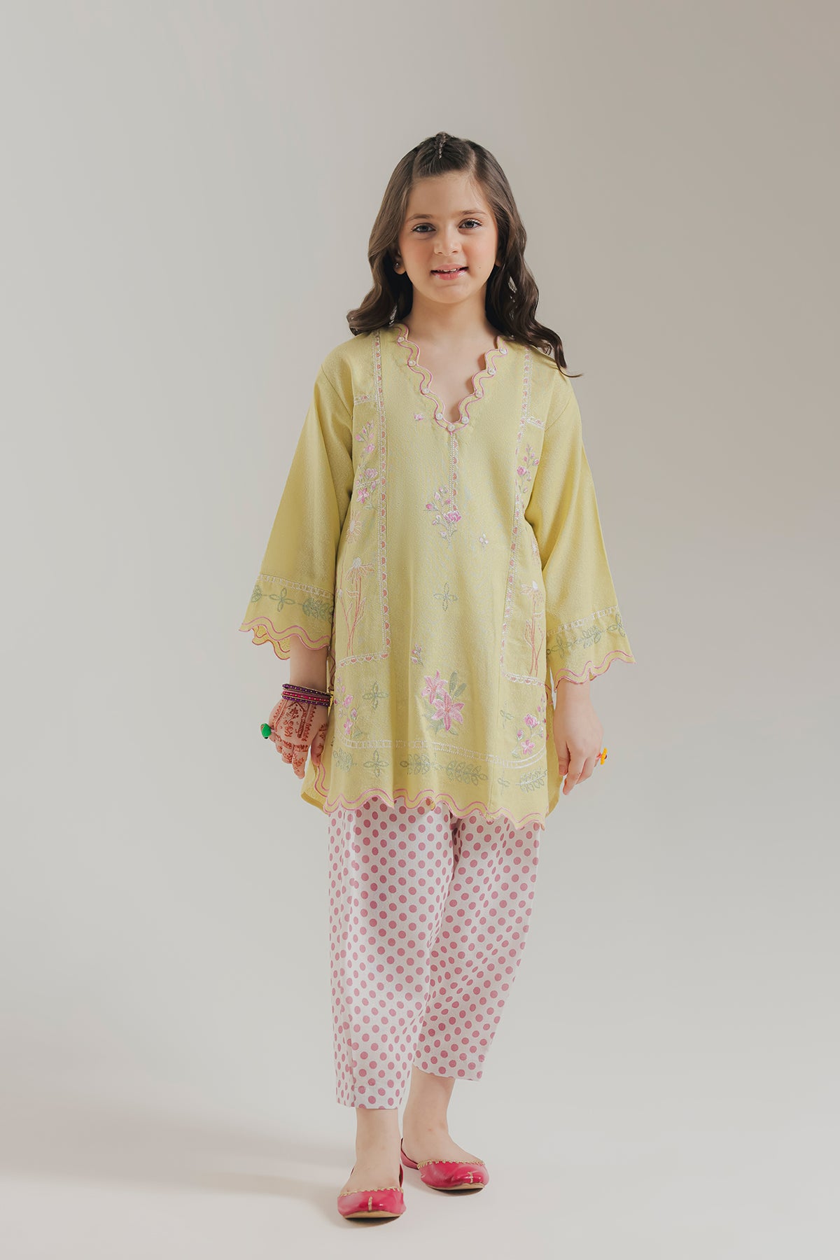 EMBROIDERED SUIT (E1855-402-115 E1855-302-115)
