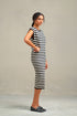 STRIPED DRESS (E2002/108/902)