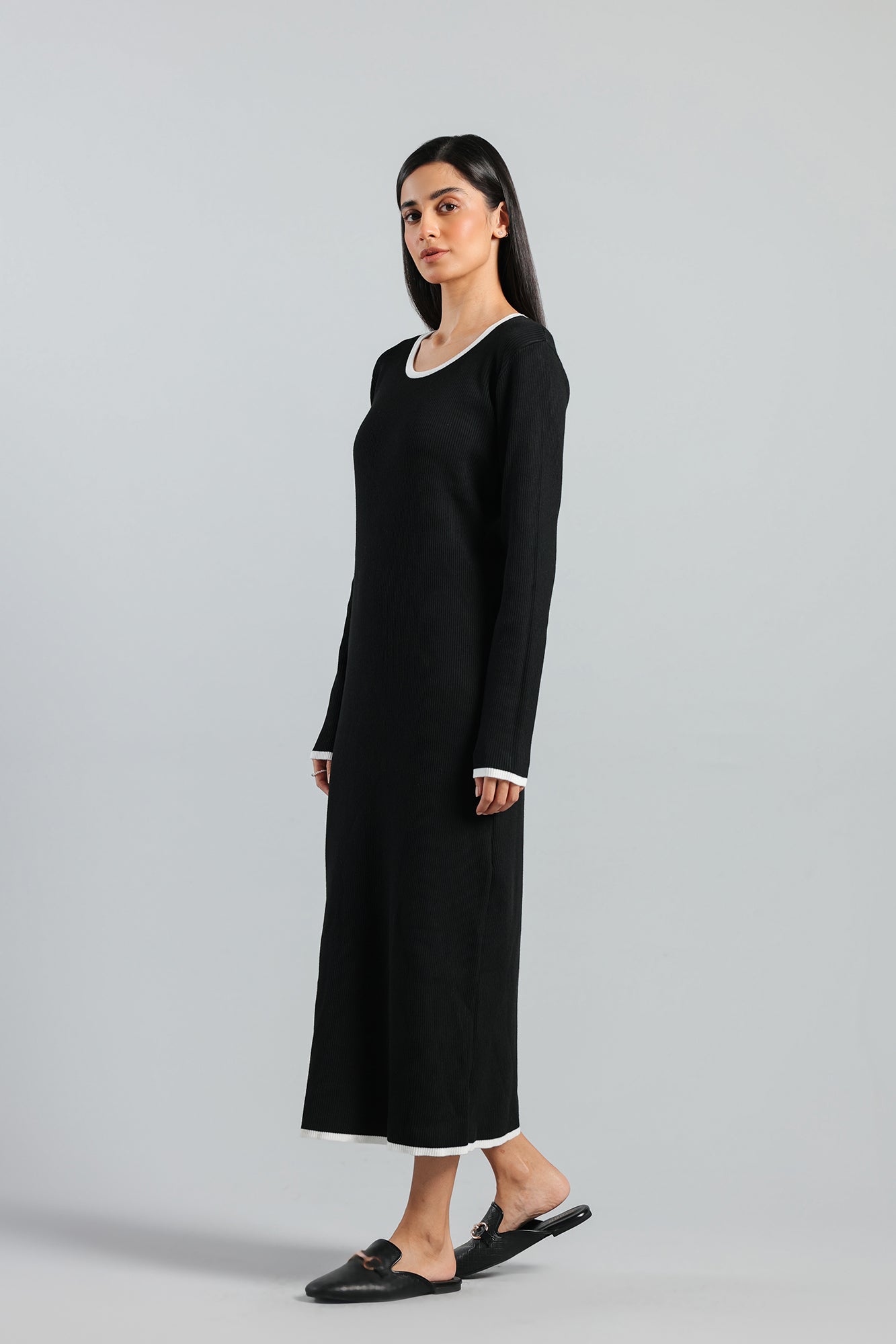 RIBBED DRESS (E2003/108/902)