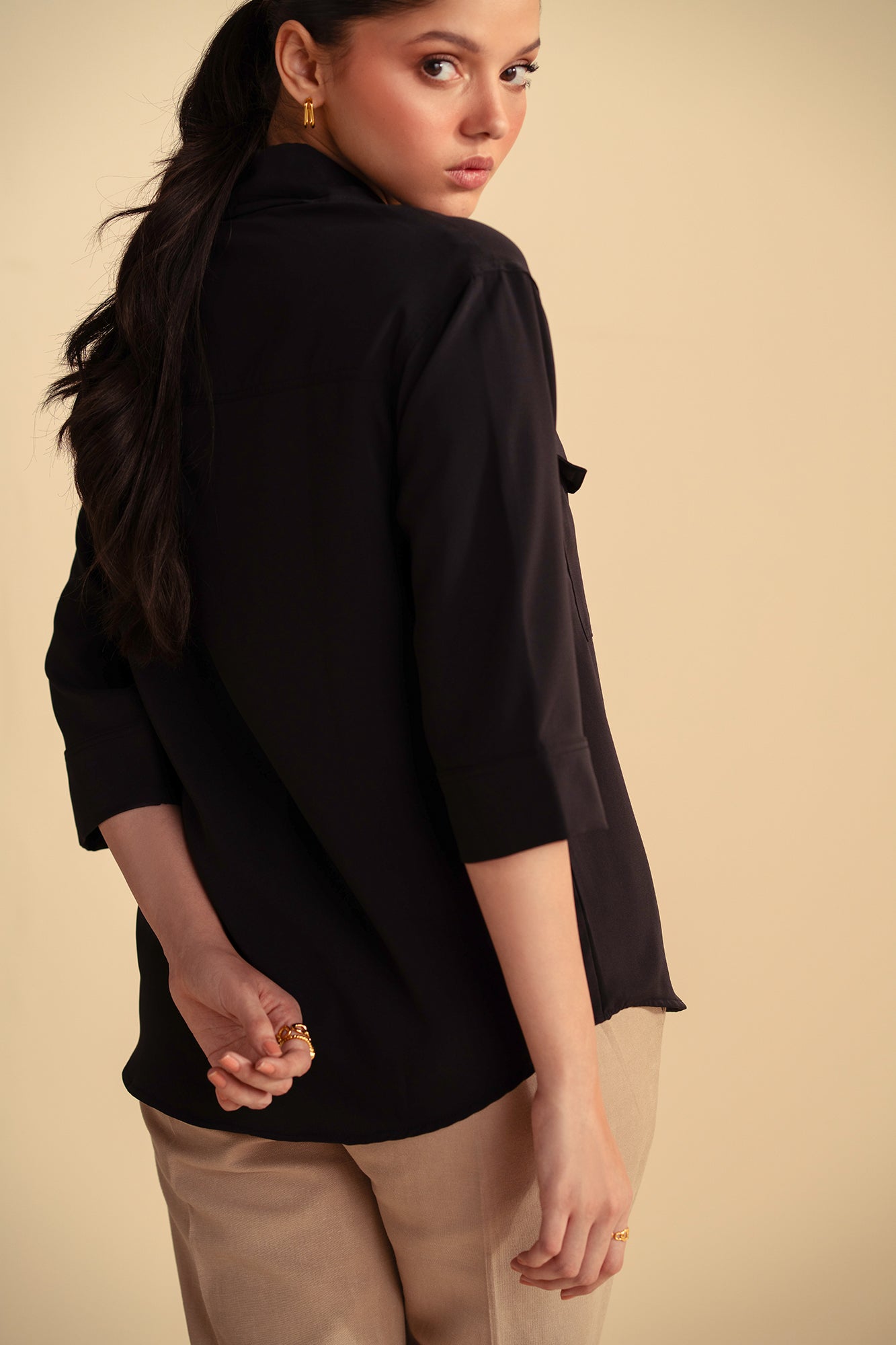 SOLID BUTTON DOWN SHIRT (E2043/108/902)