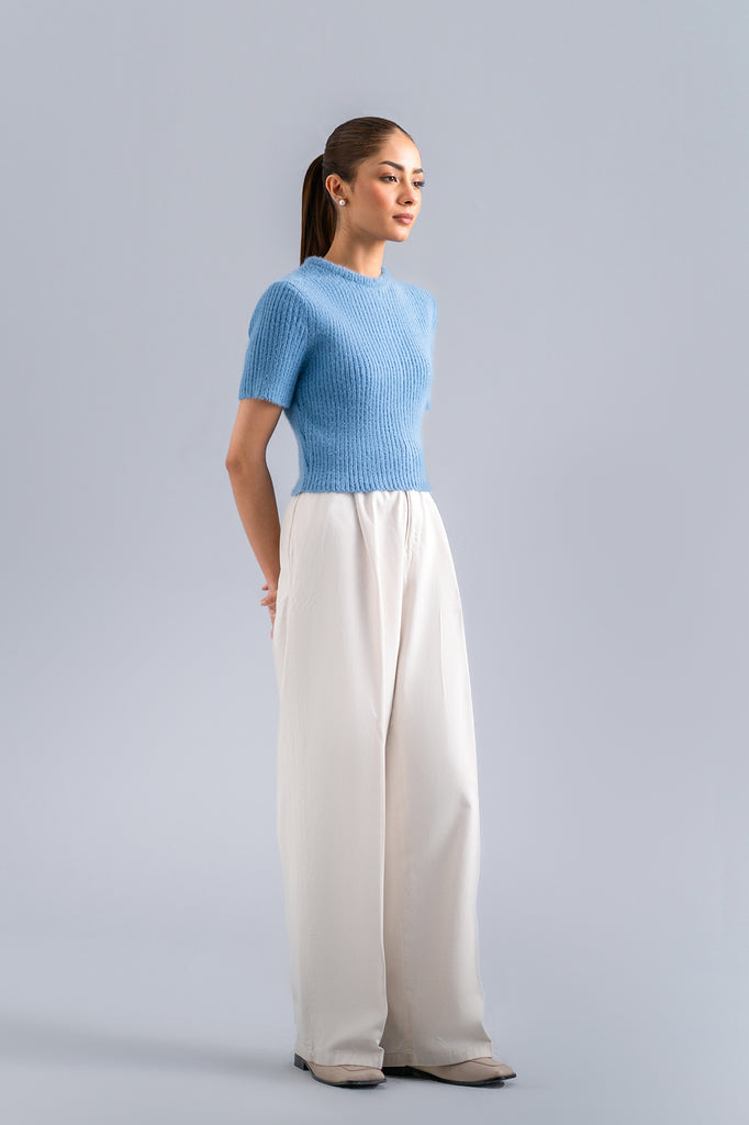 CROPPED RIBBED SWEATER (E2058/108/629)