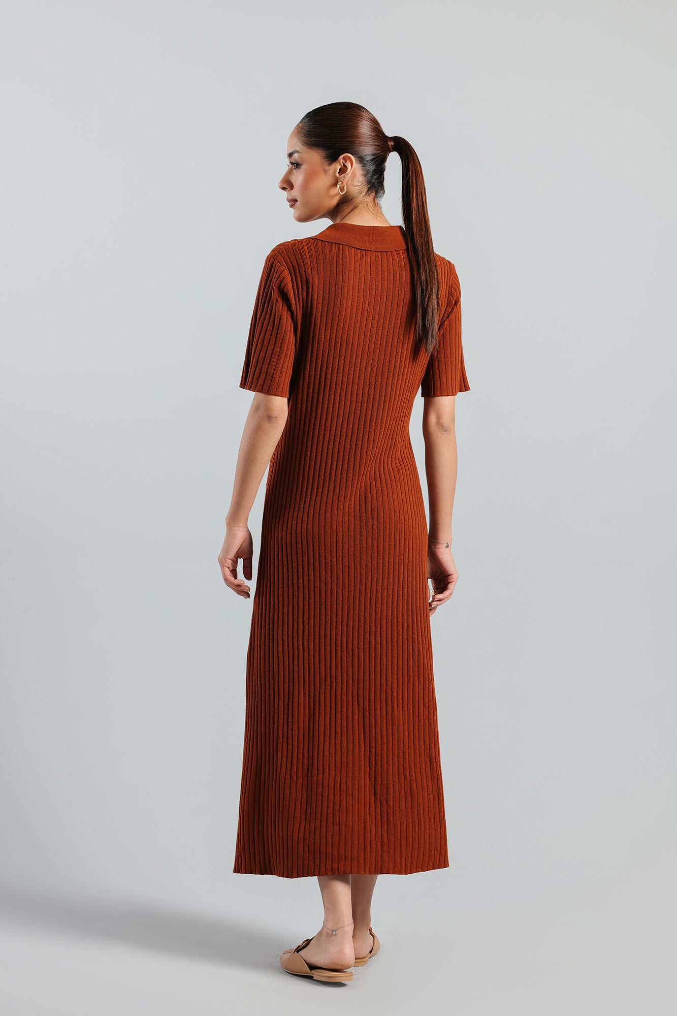 RIBBED DRESS (E2072/108/213)