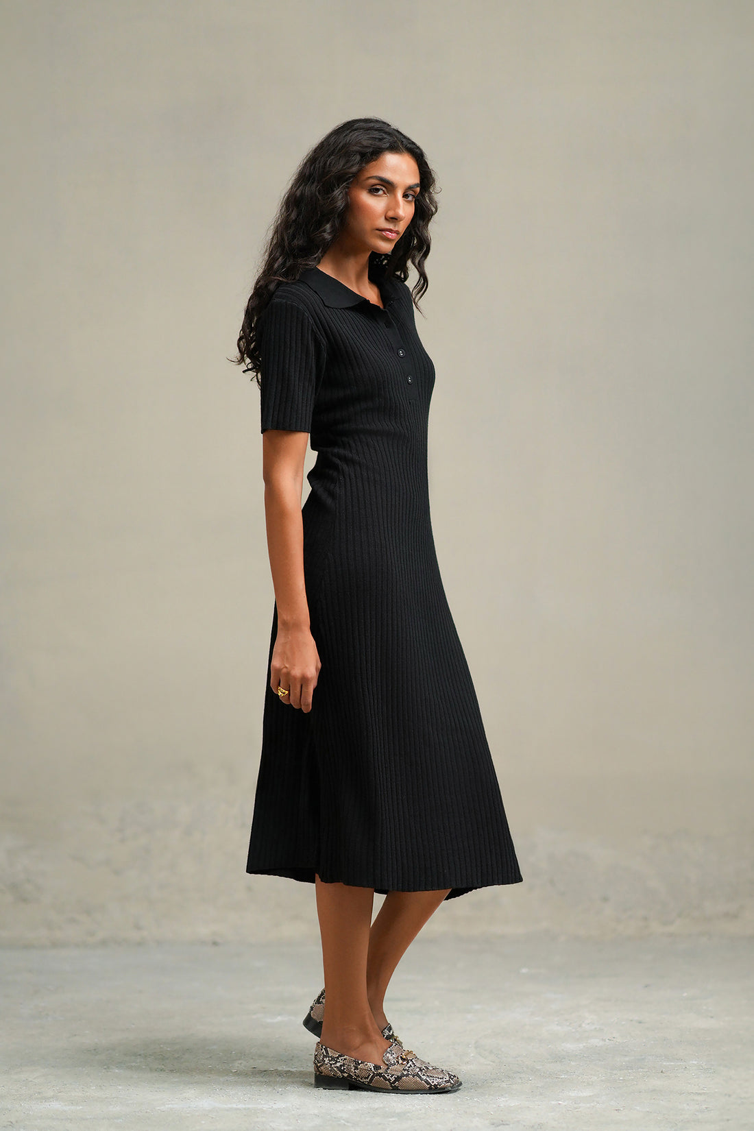 RIBBED DRESS (E2072/108/902)