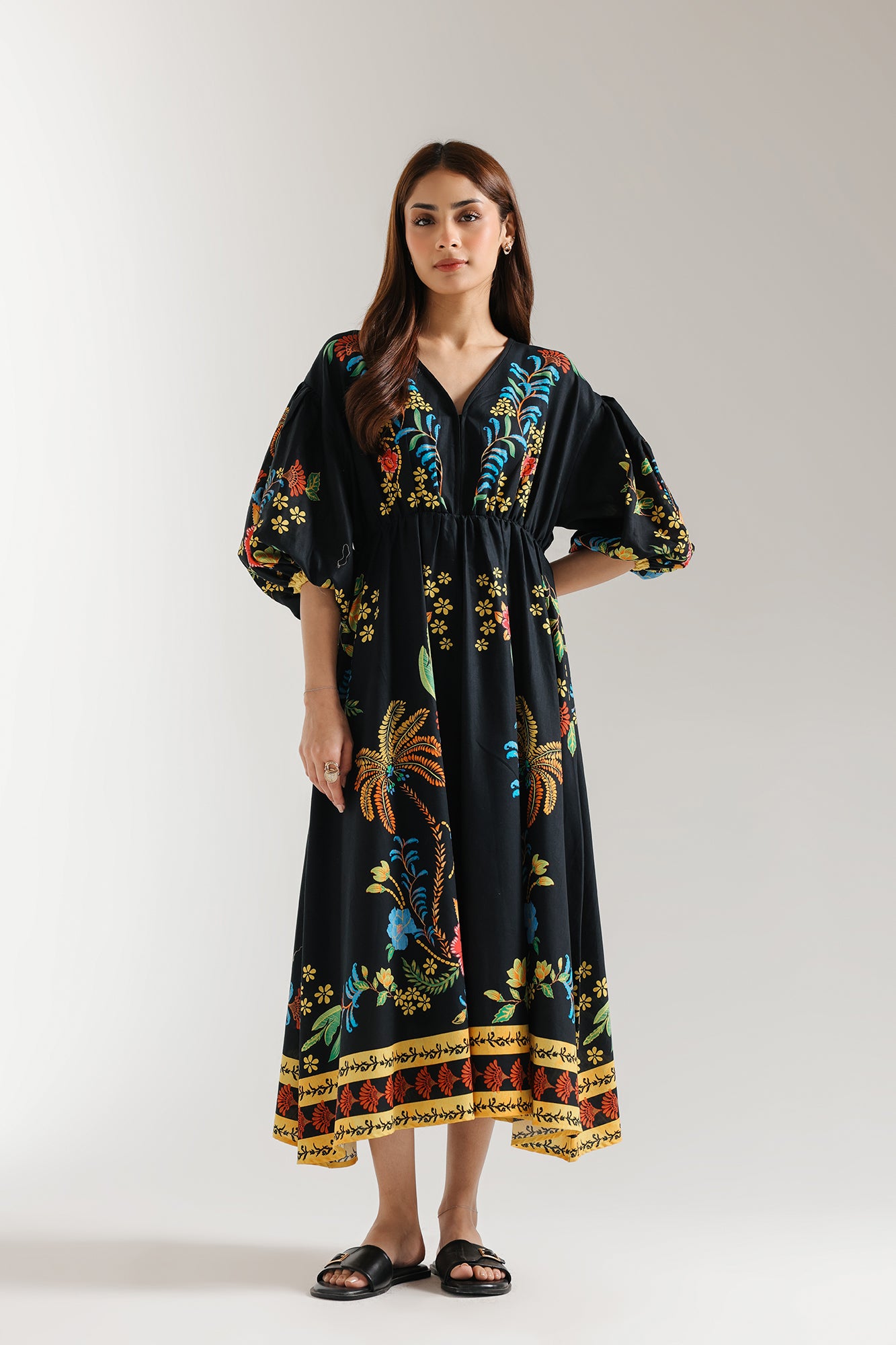 PRINTED DRESS (E2257/108/901)