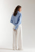 CROPPED BUTTON DOWN SHIRT (E2327/108/628)
