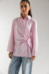 STRIPED SHIRT WITH KNOT TIE (E2334/108/401)