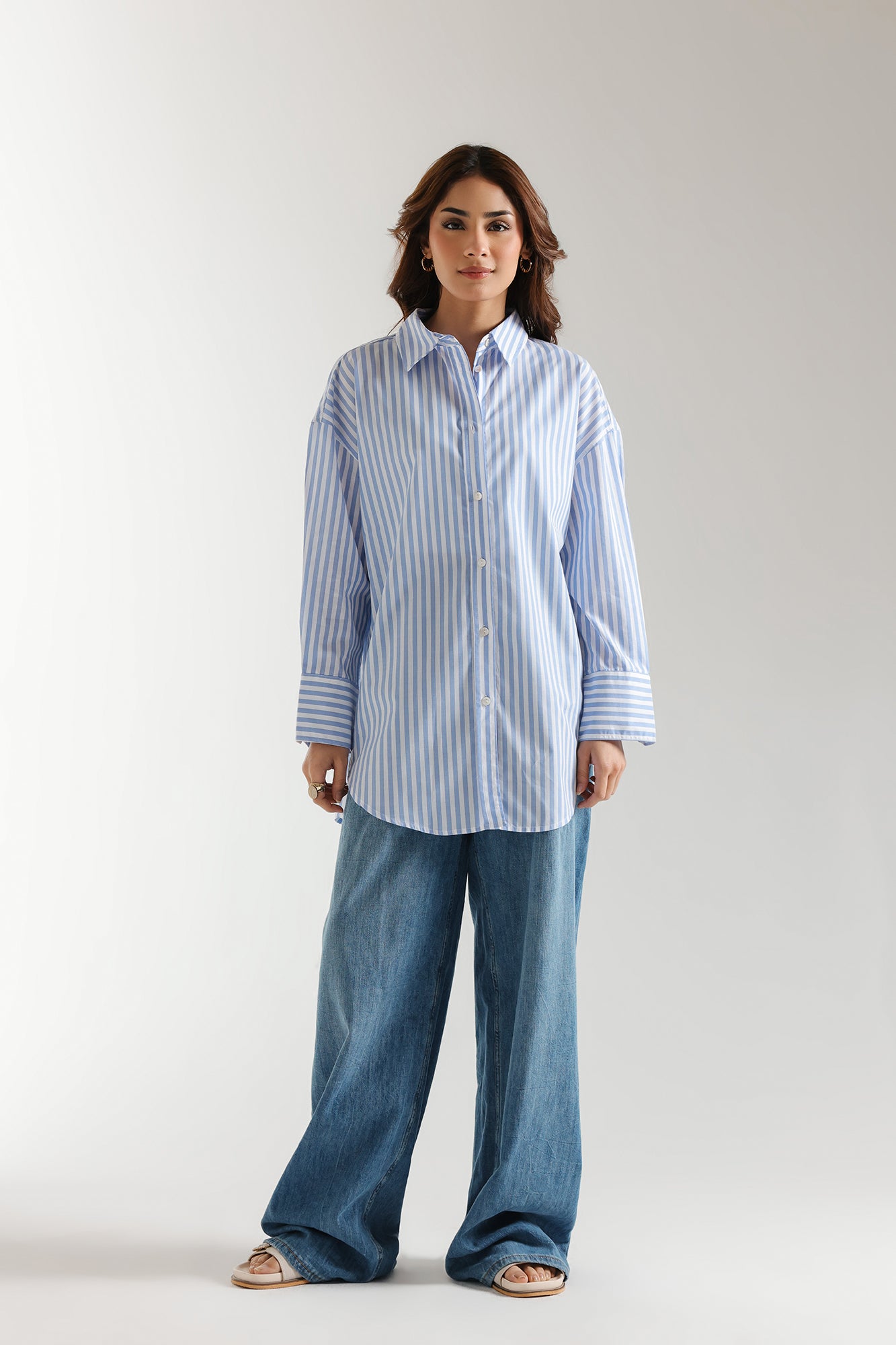 BUTTON DOWN STRIPED SHIRT (E2353/108/629)