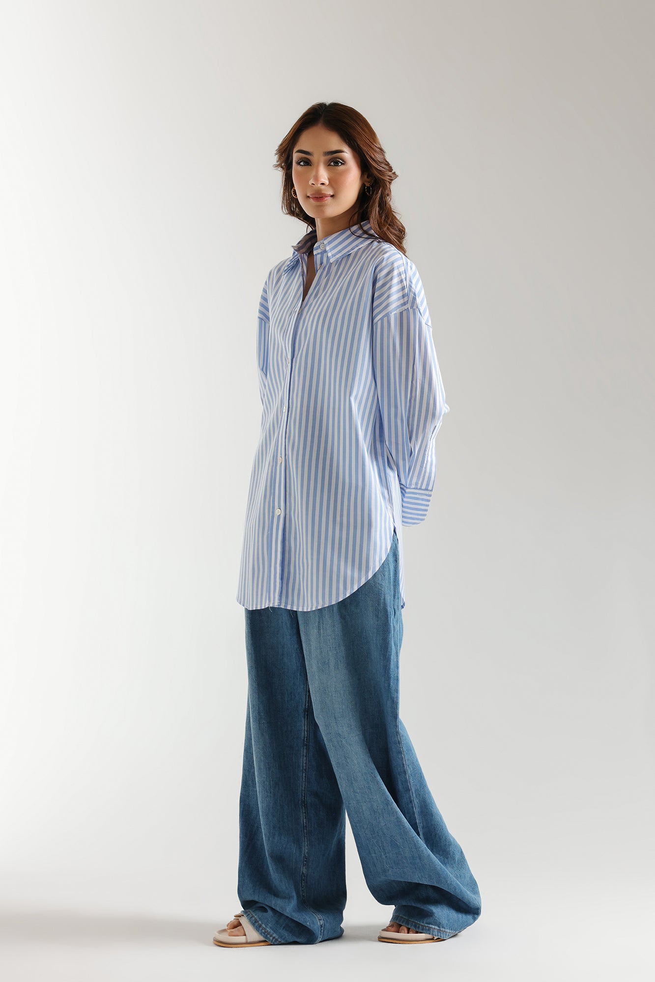 BUTTON DOWN STRIPED SHIRT (E2353/108/629)