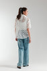 BUTTON DOWN NET TOP  (E2433/108/001)