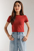 CROPPED T-SHIRT (E2521/108/305)