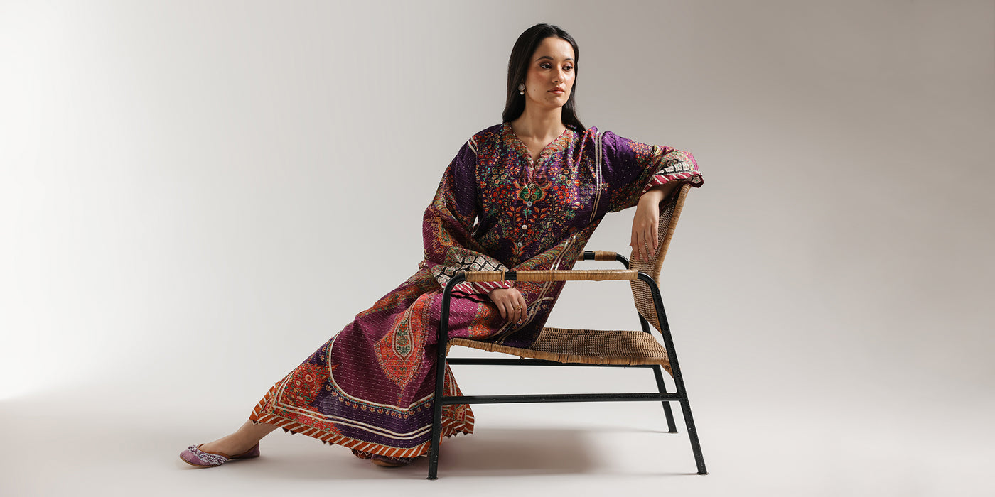 EMBROIDERED KAFTAN (E4106/103/403)