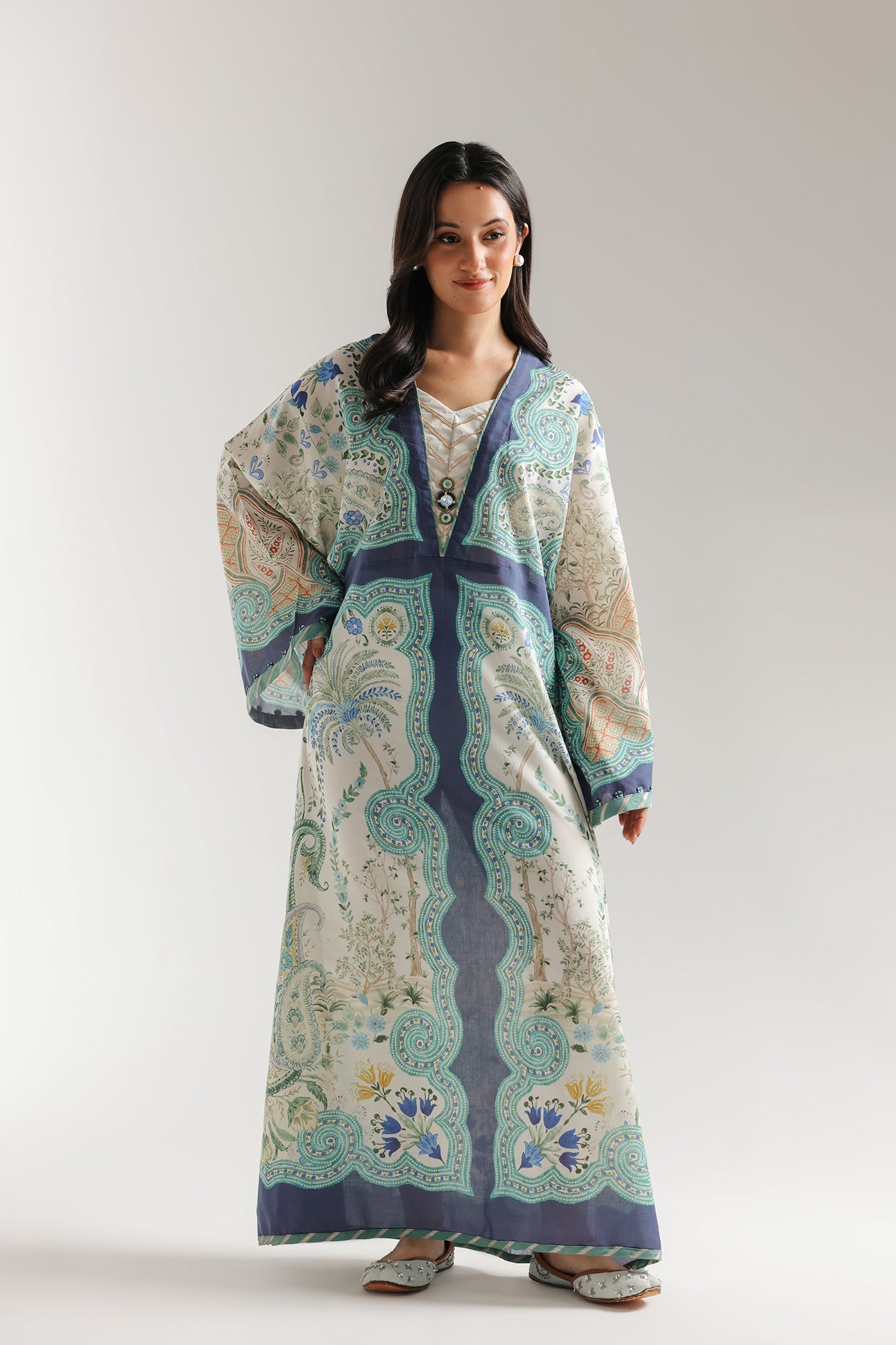 PRINTED KAFTAN (E4175/103/003)
