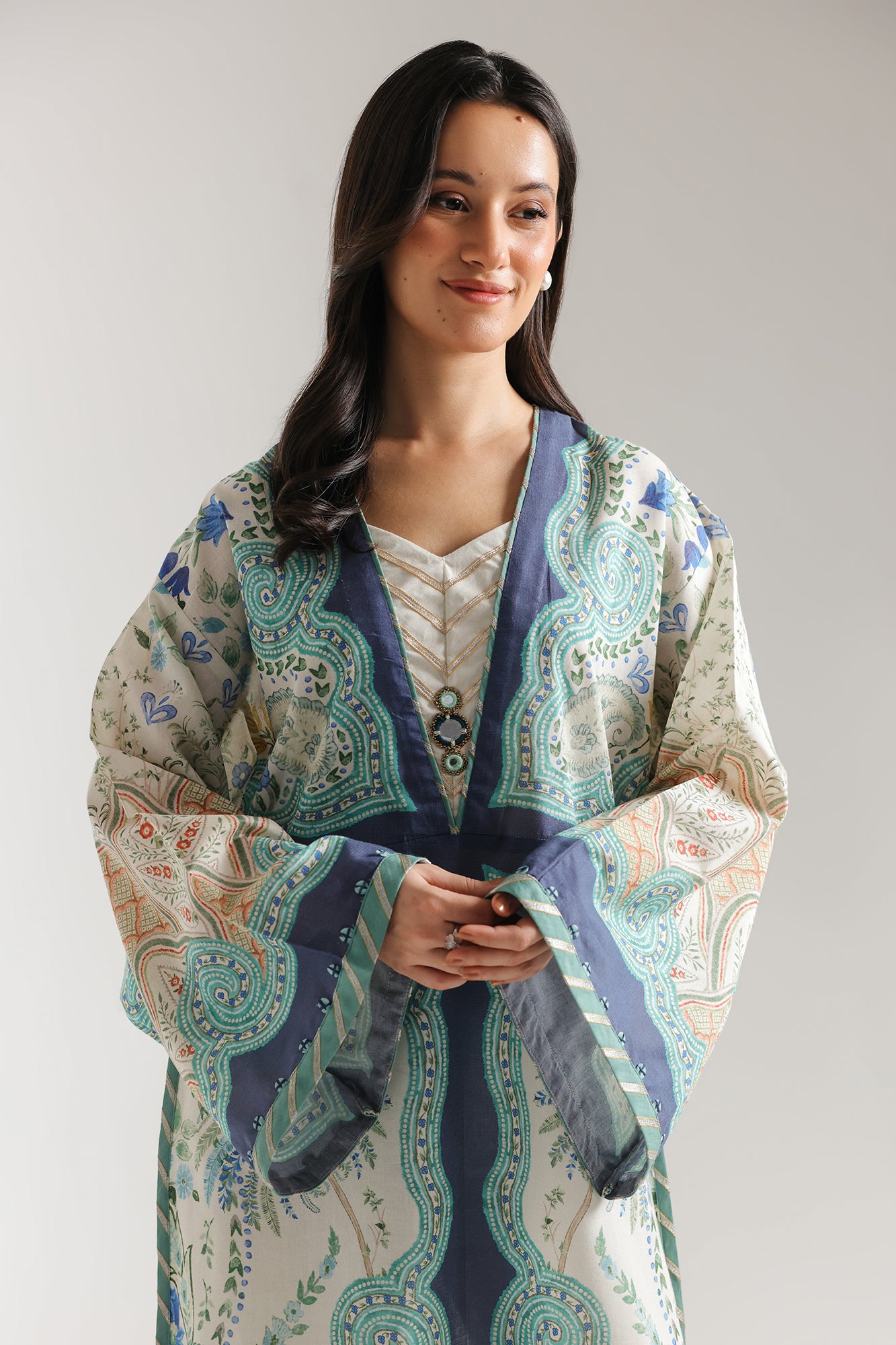 PRINTED KAFTAN (E4175/103/003)