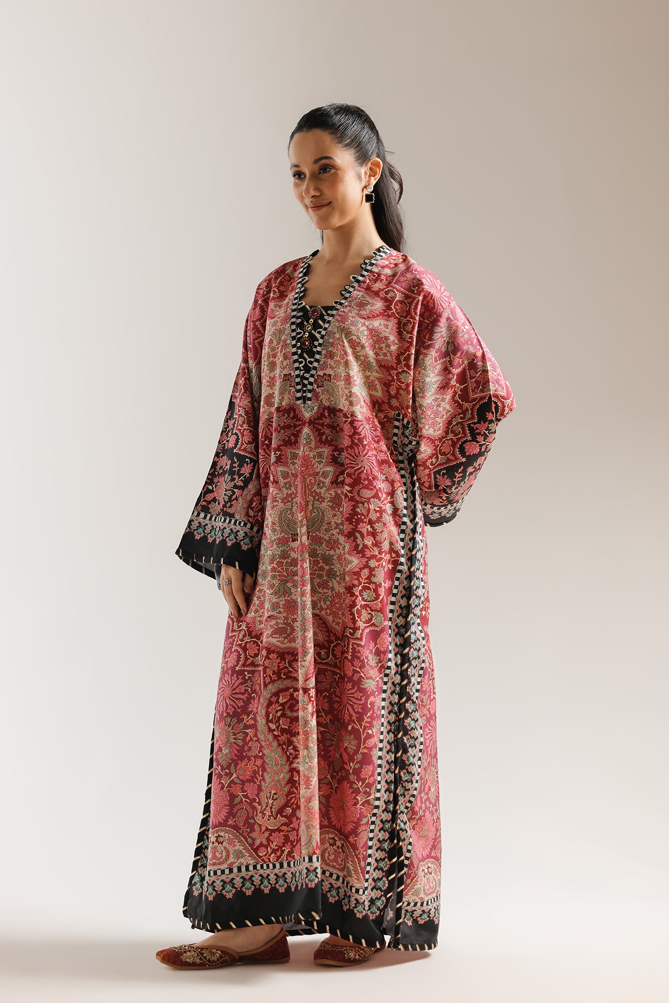 PRINTED KAFTAN (E4208/103/305)