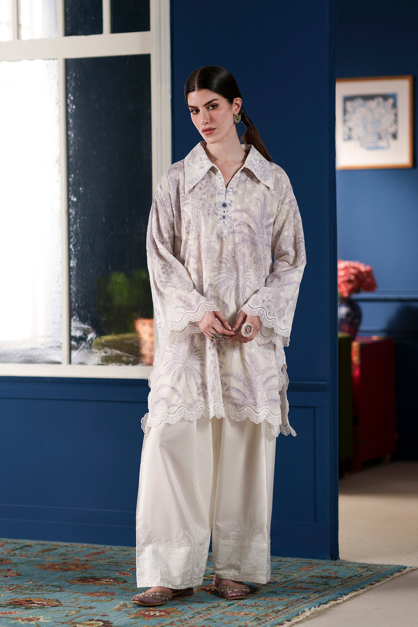 EMBROIDERED SUIT (E4455/103/002)
