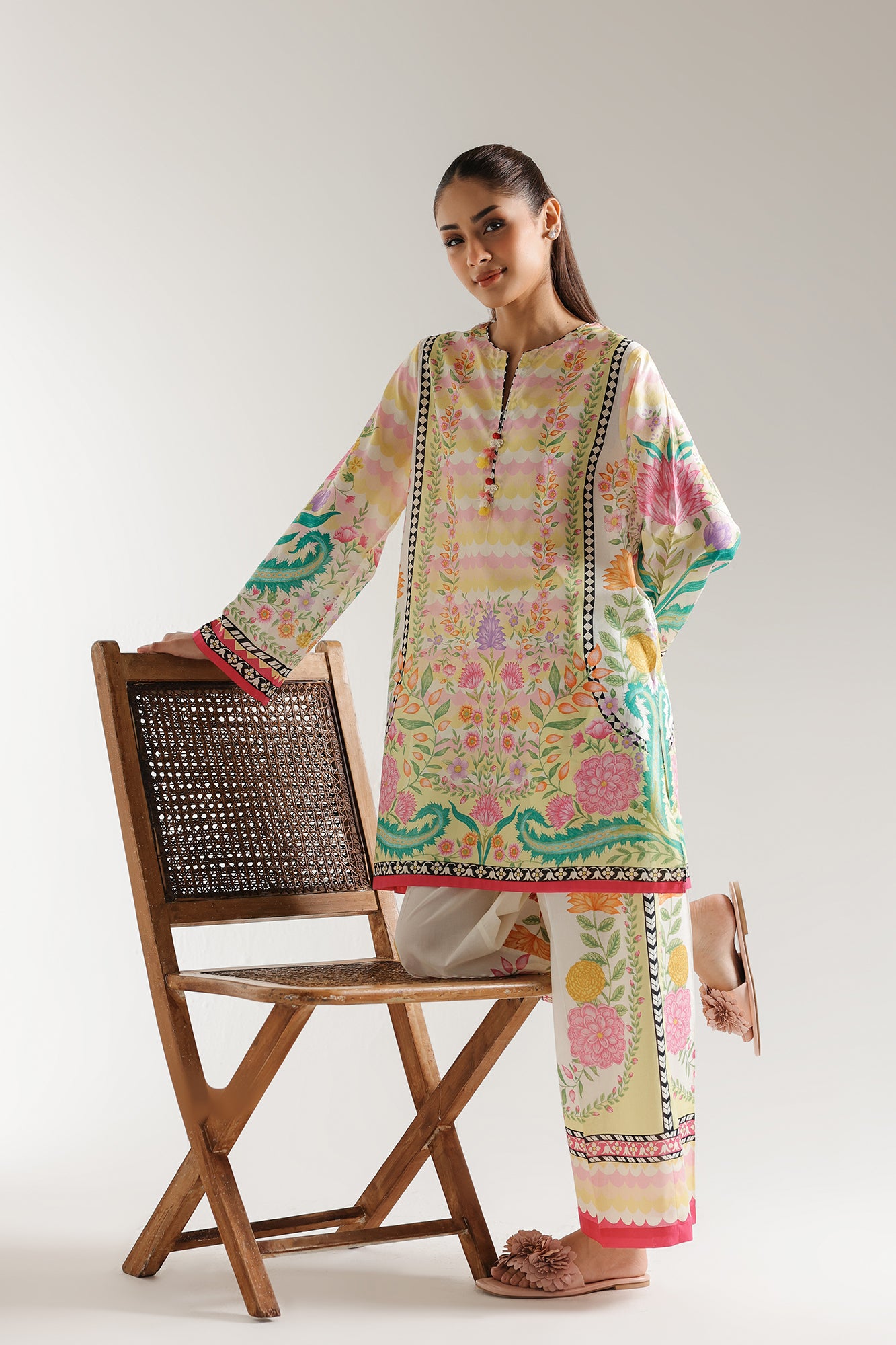PRINTED SUIT (E6084/102/110)
