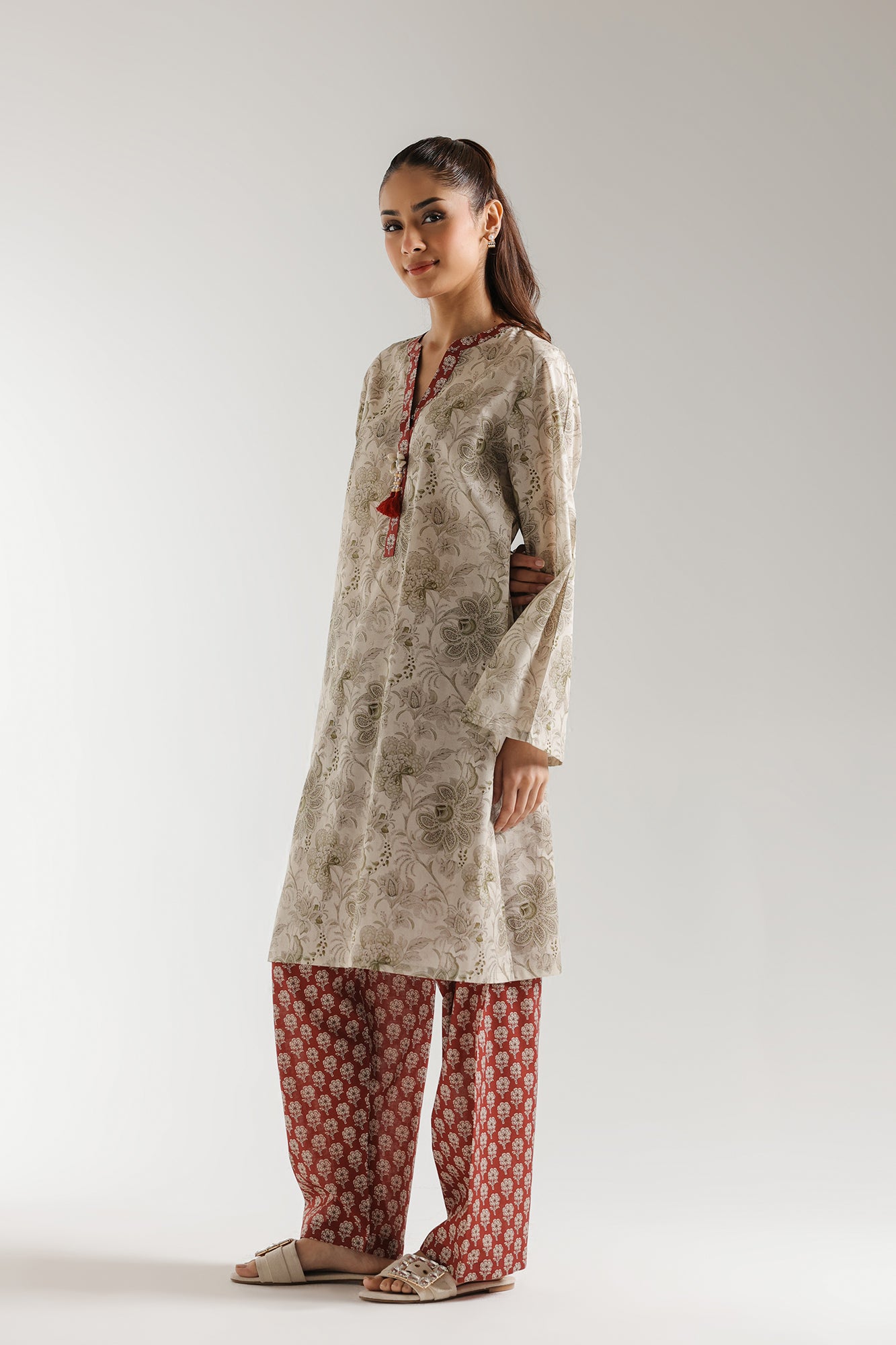 PRINTED SUIT (E6107/102/006)
