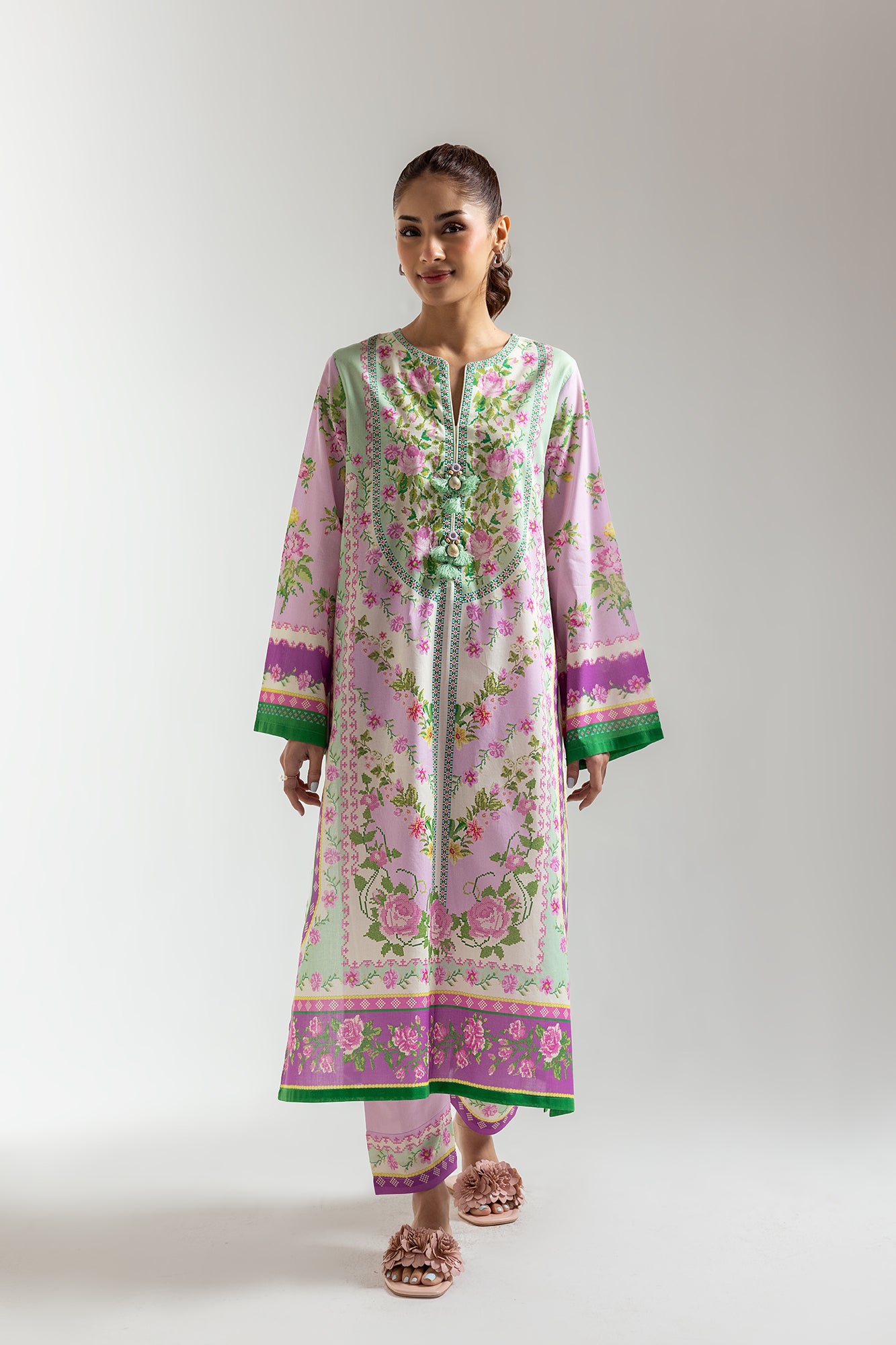 PRINTED SUIT (E6118/102/529)