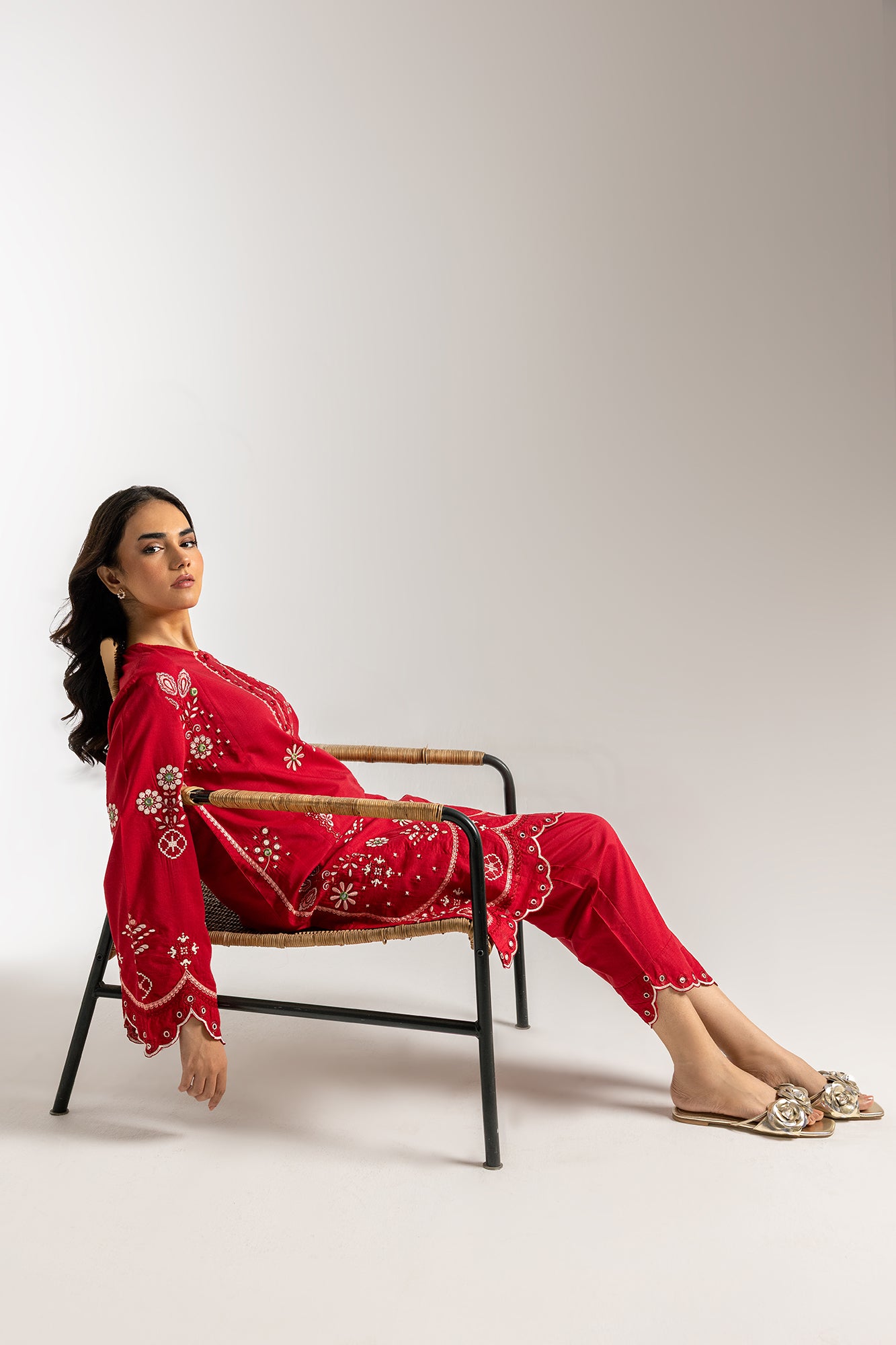 EMBROIDERED SUIT (E6180/102/306)
