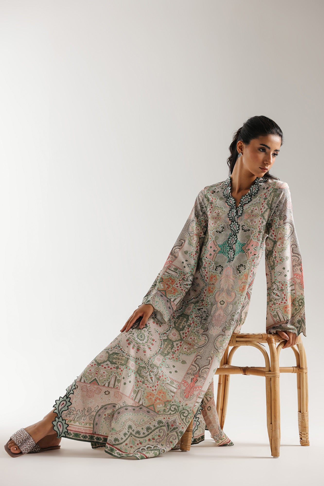 EMBROIDERED DRESS (E7506/102/227)