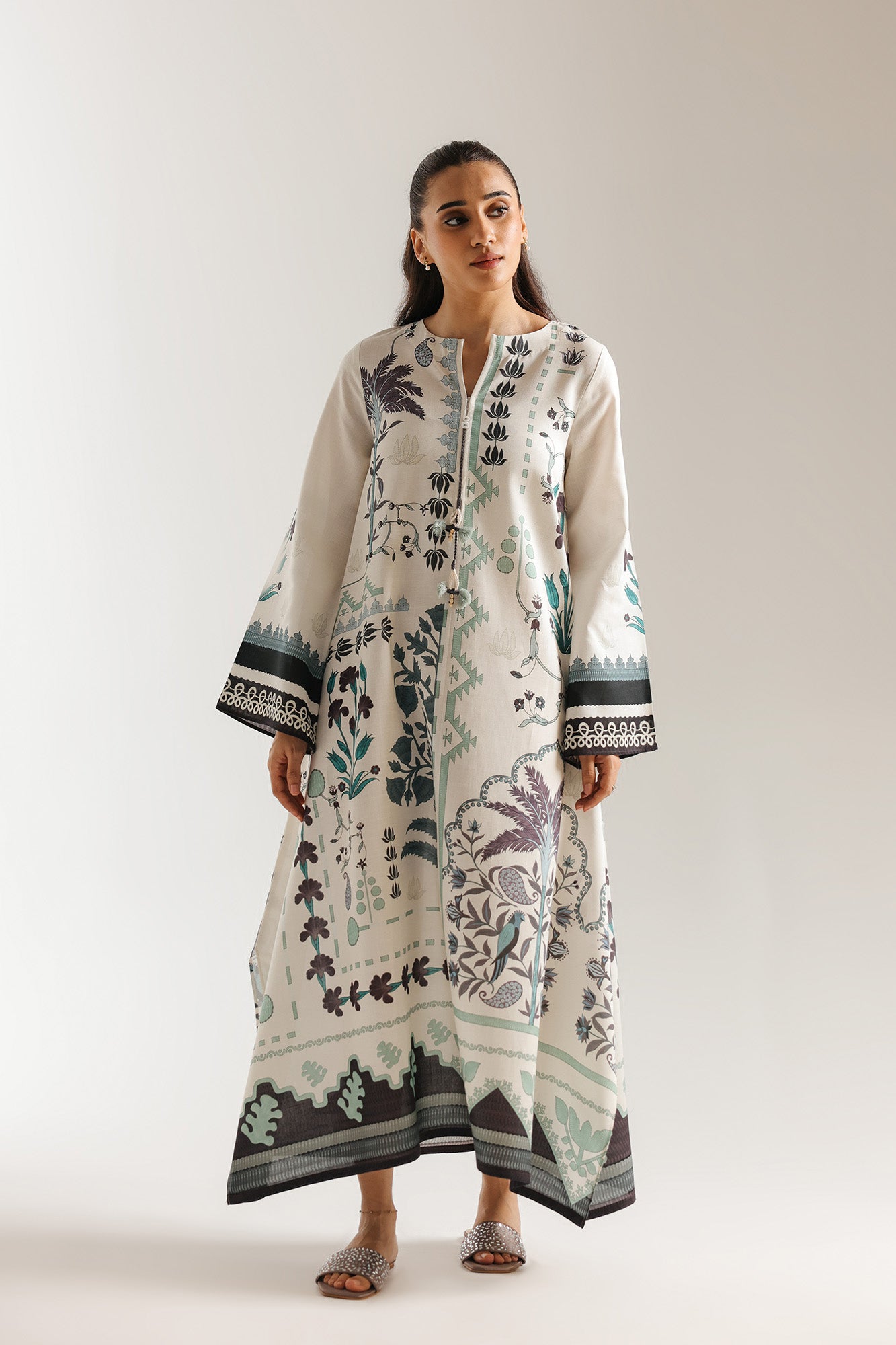 EMBROIDERED DRESS (E7514/102/002)