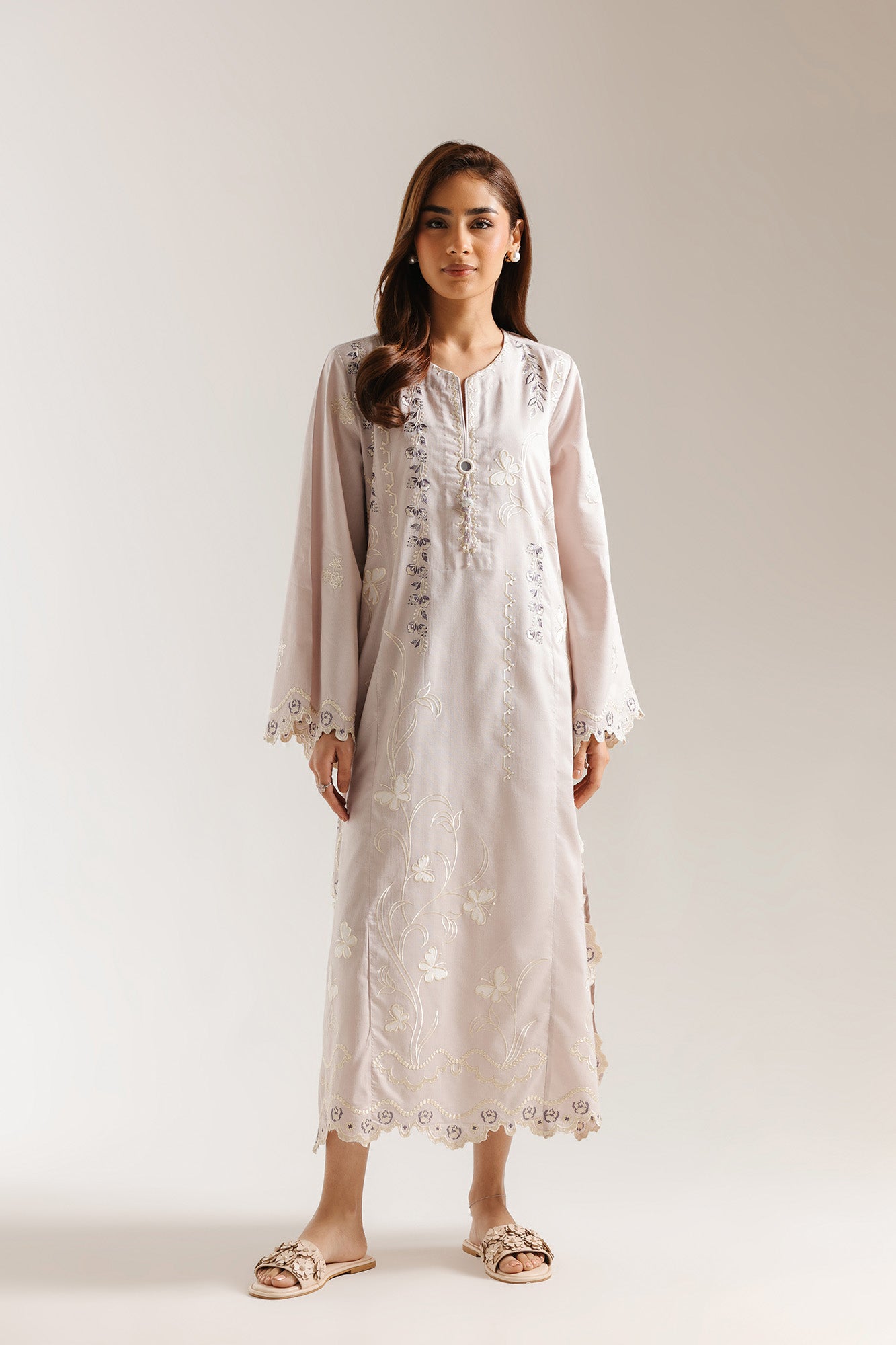 EMBROIDERED DRESS (E7519/102/531)