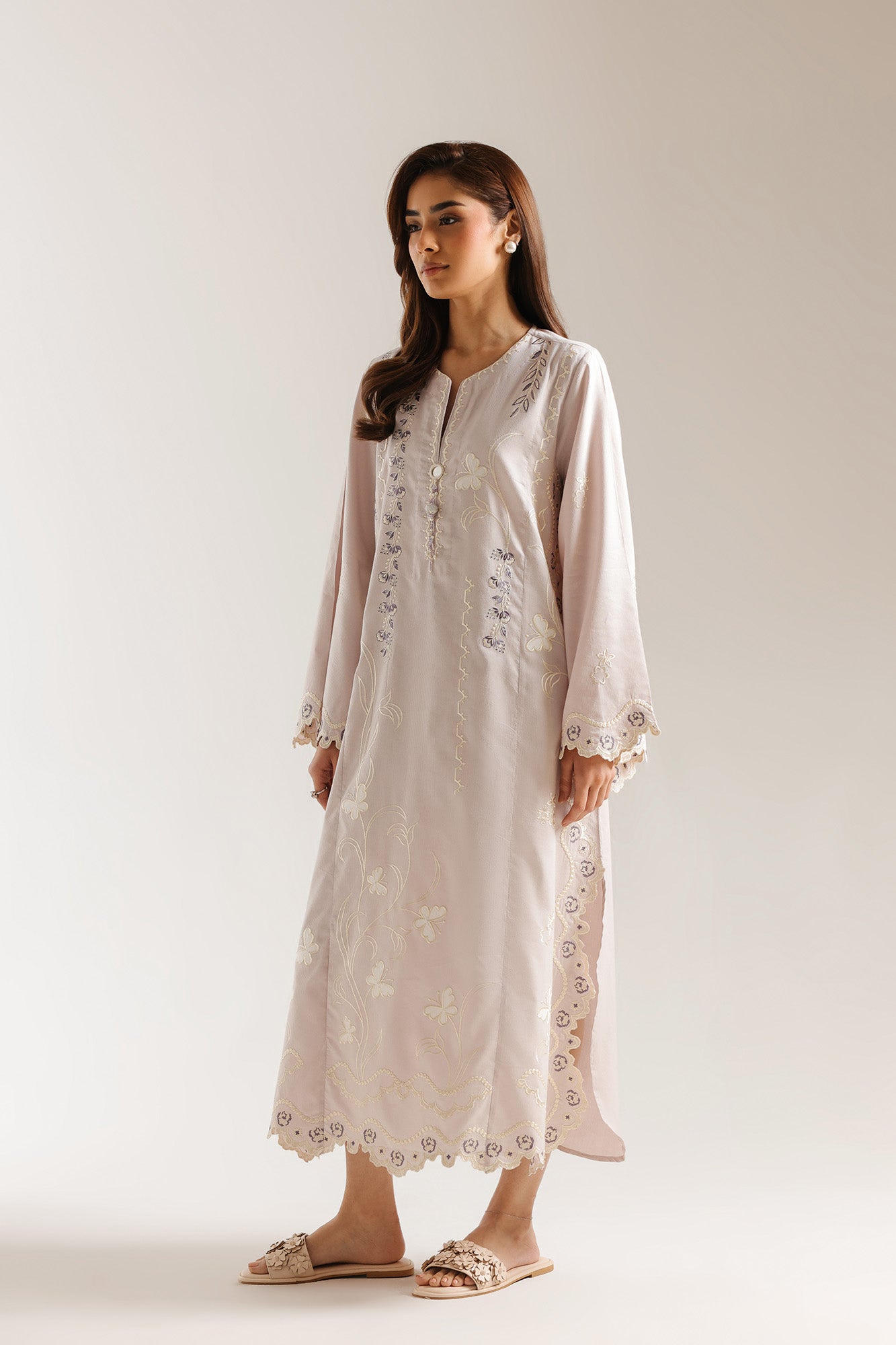 EMBROIDERED DRESS (E7519/102/531)