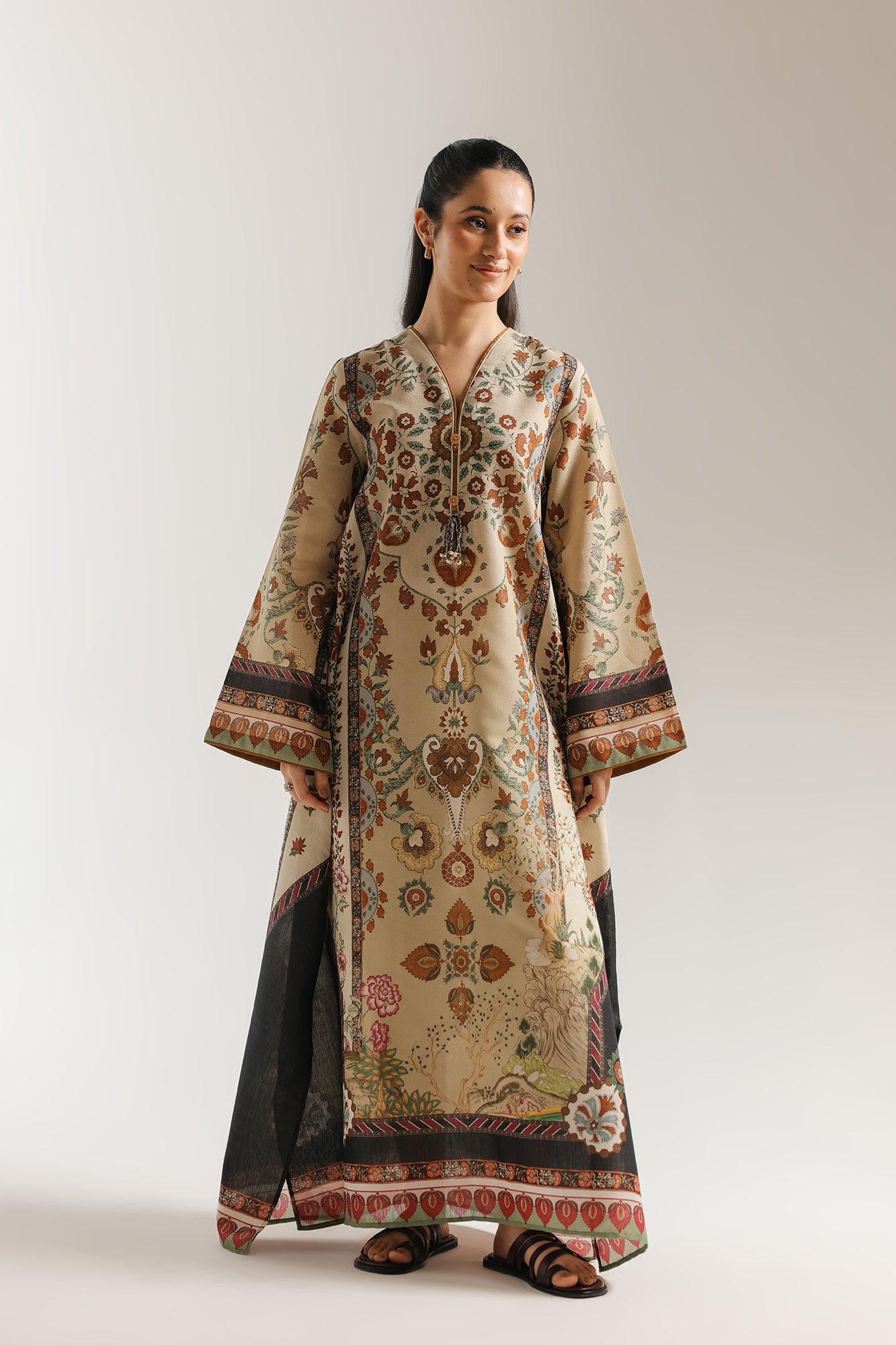 PRINTED KAFTAN (E7526/102/124)