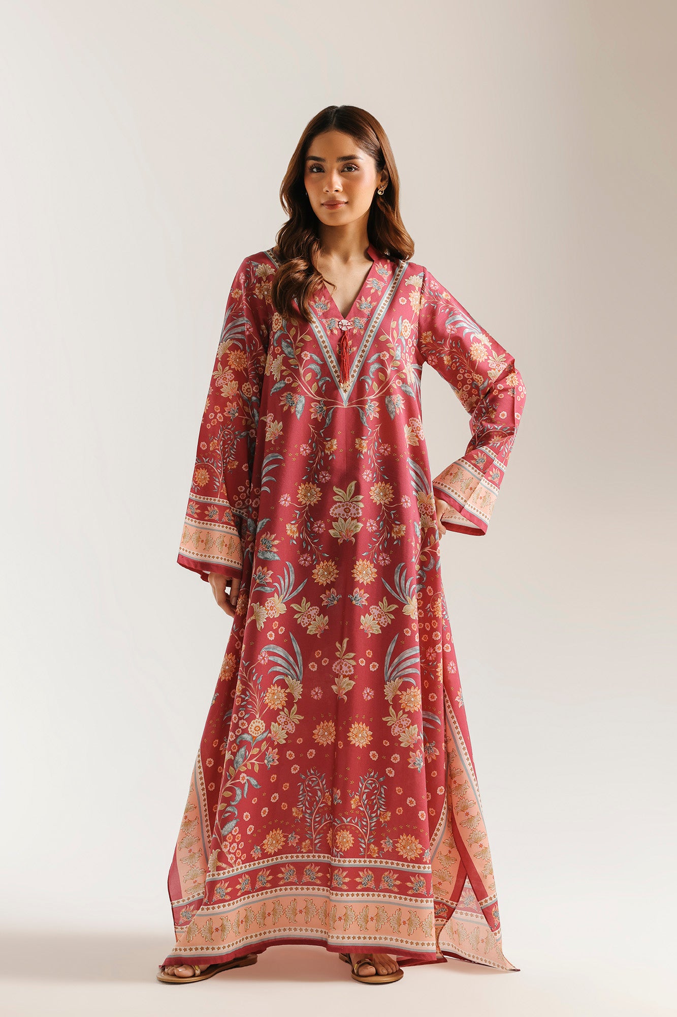 PRINTED KAFTAN (E7556/102/417)