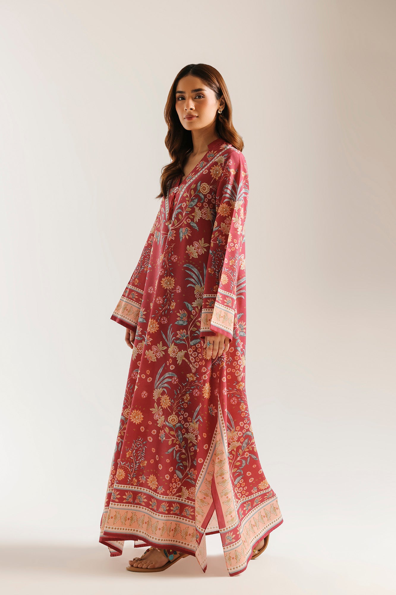 PRINTED KAFTAN (E7556/102/417)