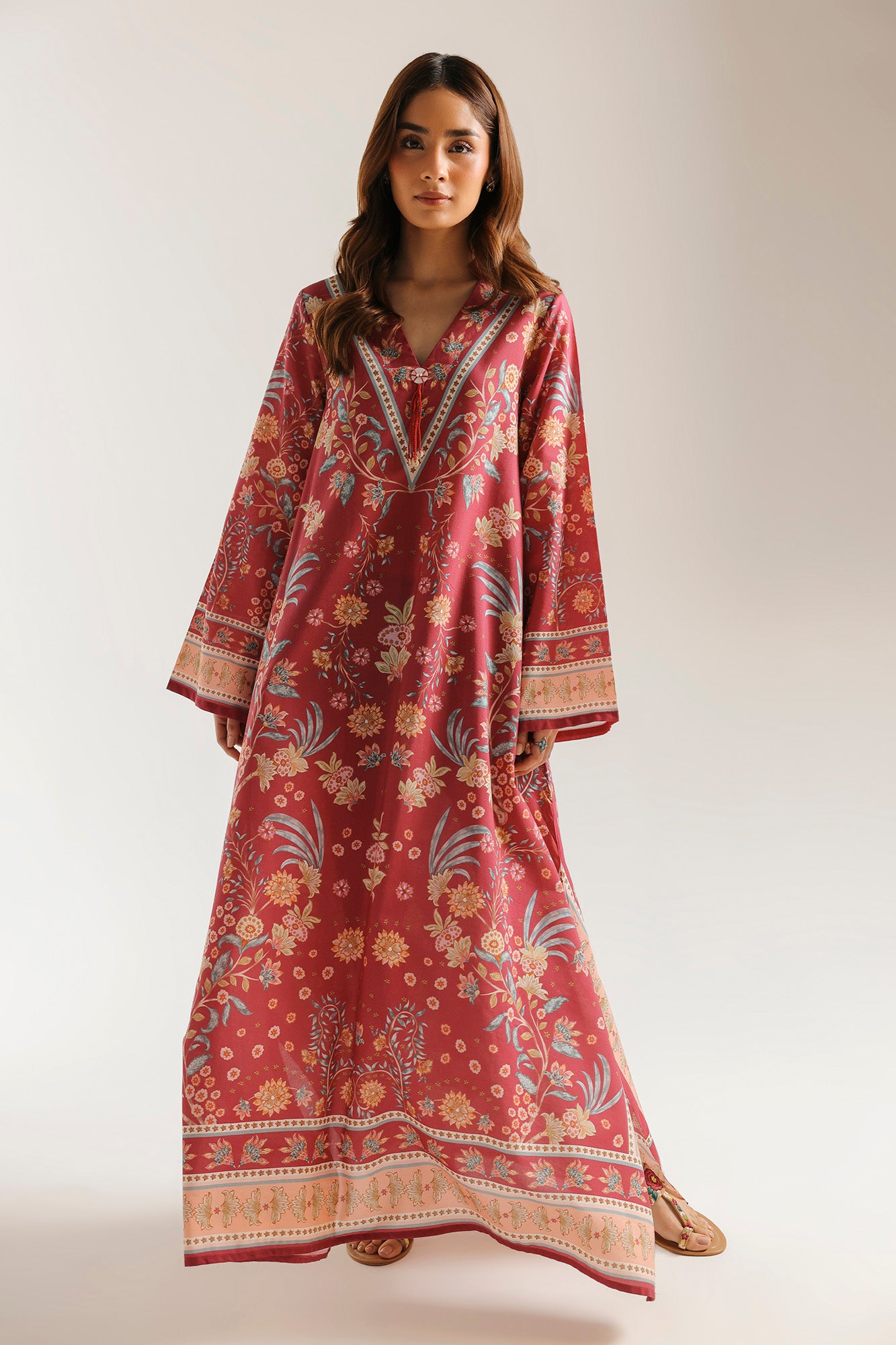 PRINTED KAFTAN (E7556/102/417)