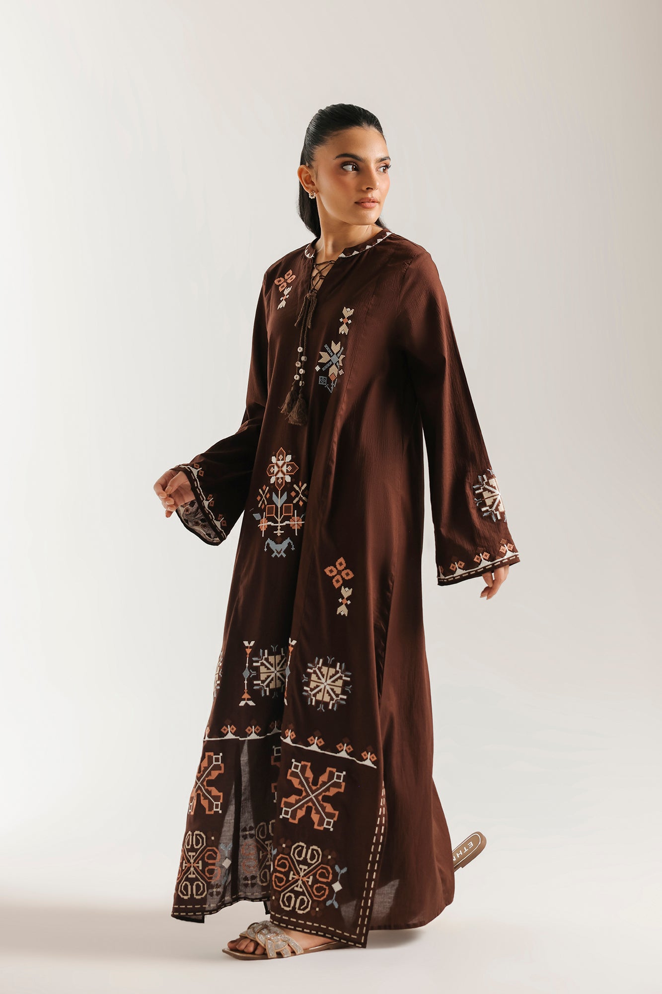 EMBROIDERED DRESS (E7799/102/801)
