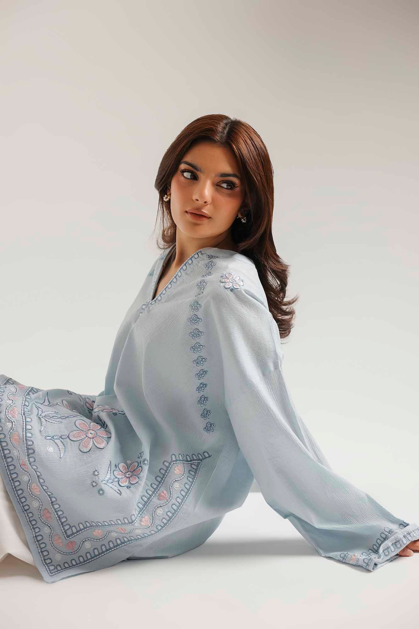 EMBROIDERED KURTI (E7990/102/633)