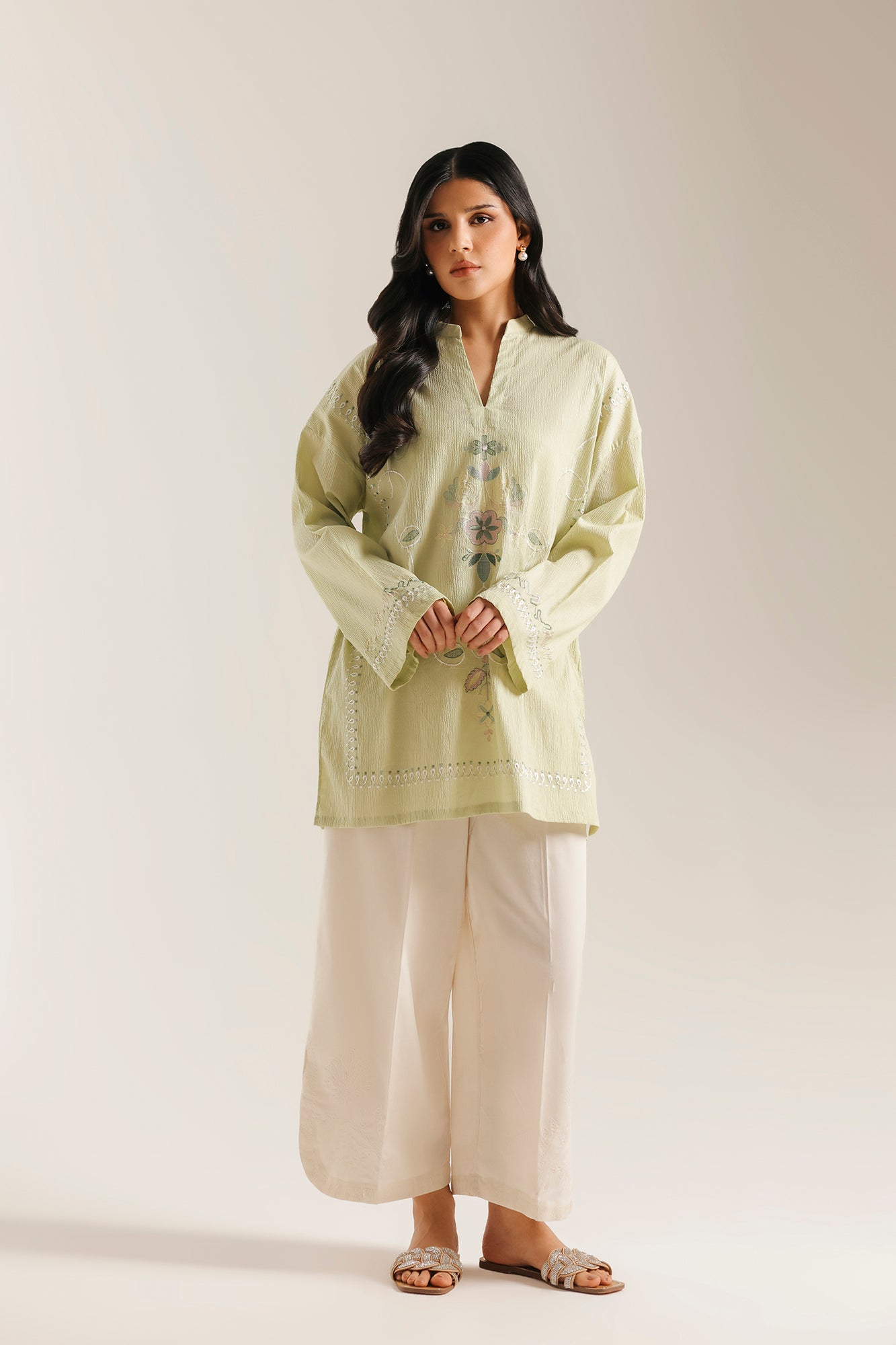 EMBROIDERED KURTI (E7993/102/129)