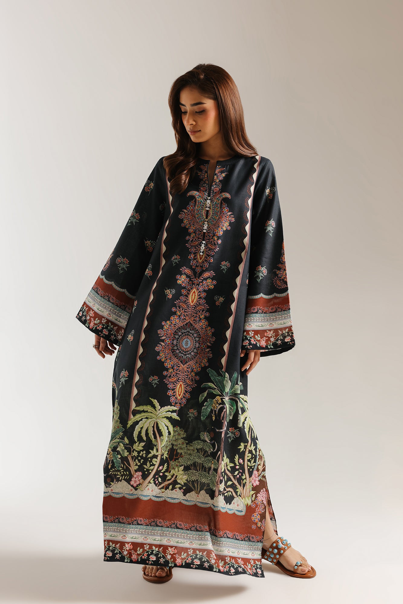 PRINTED KAFTAN (E8115/102/902)