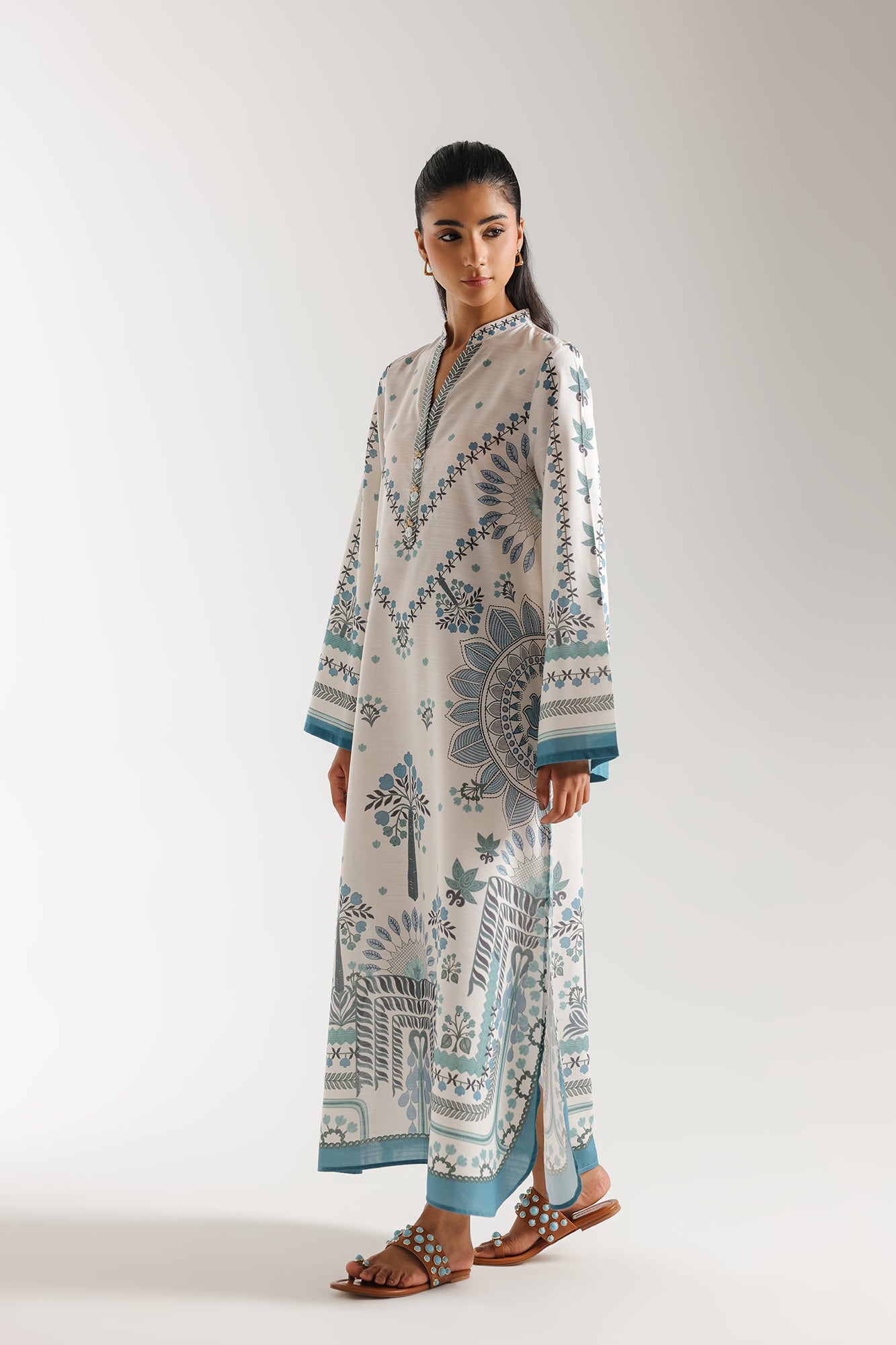 EMBROIDERED DRESS (E8383/102/003)