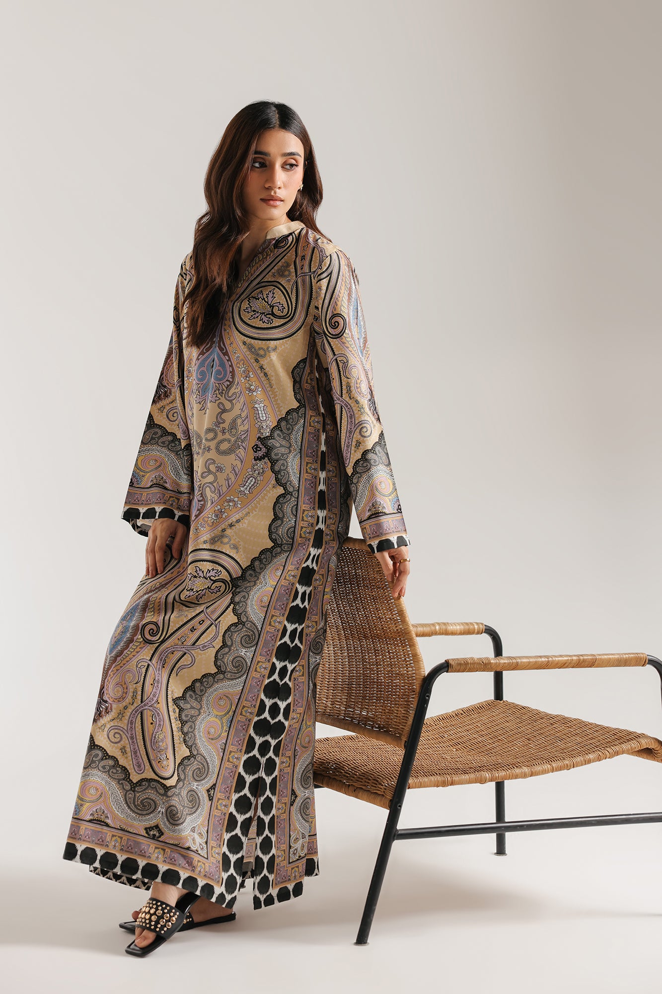 PRINTED DRESS (E8467/102/114)