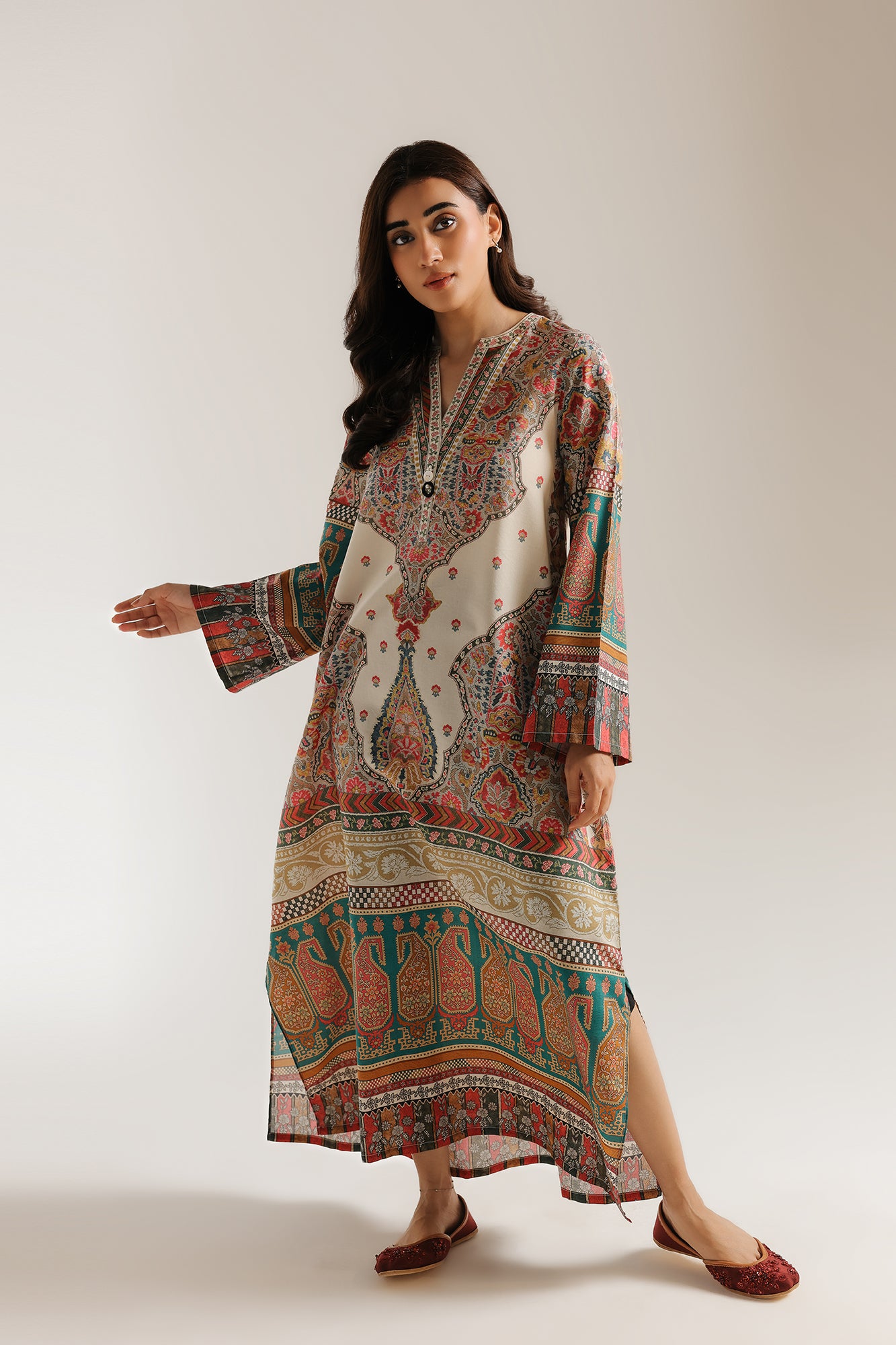 PRINTED KAFTAN (E8476/102/005)