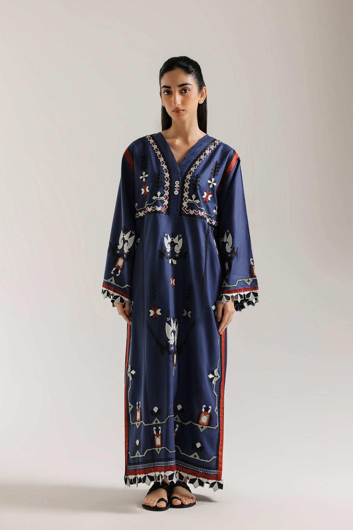 EMBROIDERED DRESS (E9363-102-504)