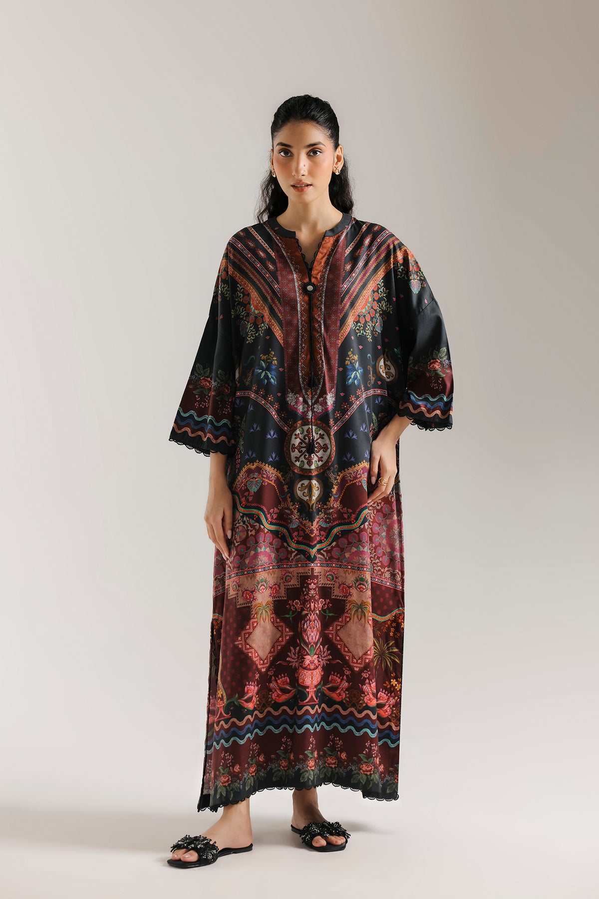 EMBROIDERED KAFTAN (E9403-102-902)