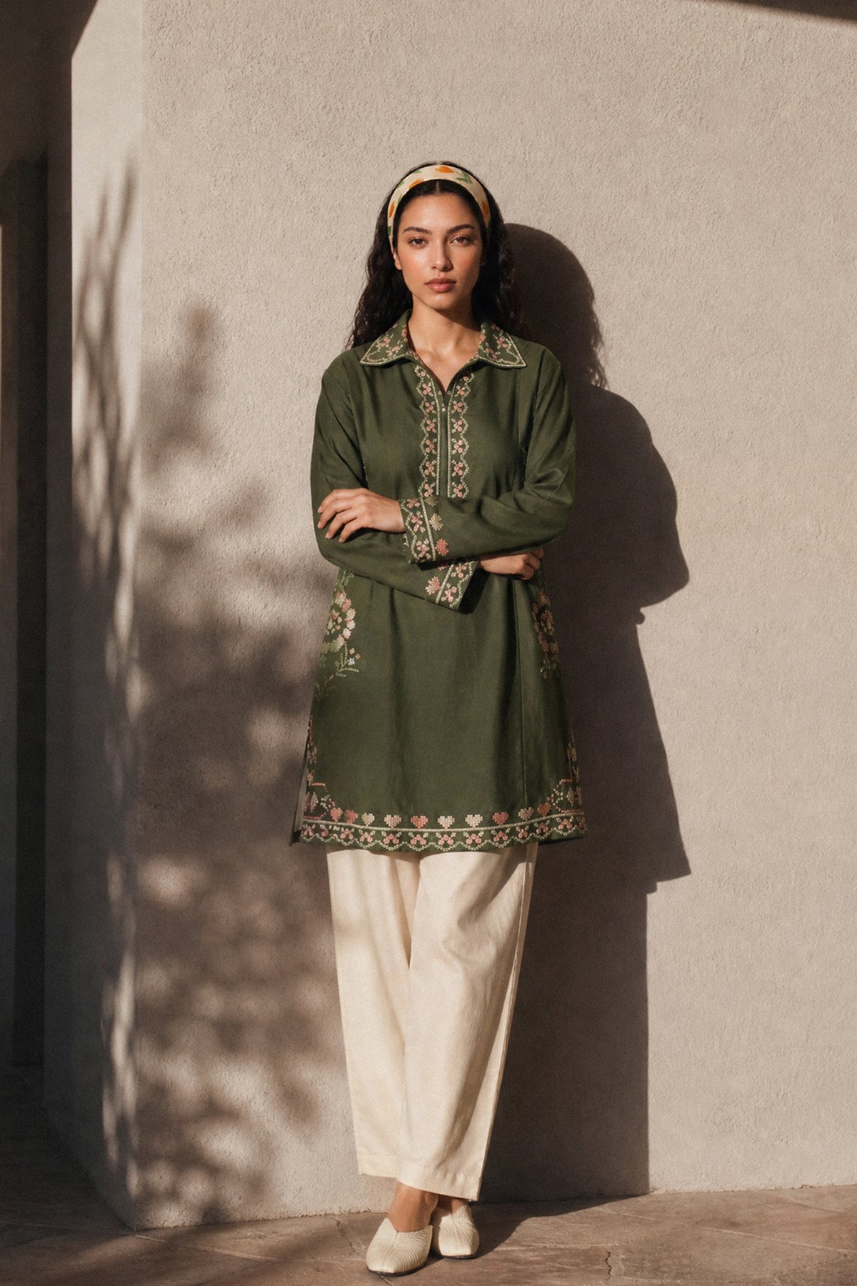 EMBROIDERED KURTI (E9605-102-120)
